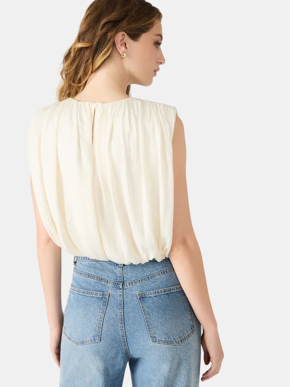 BB Dakota by Steve Madden Milana Top in Antique White
