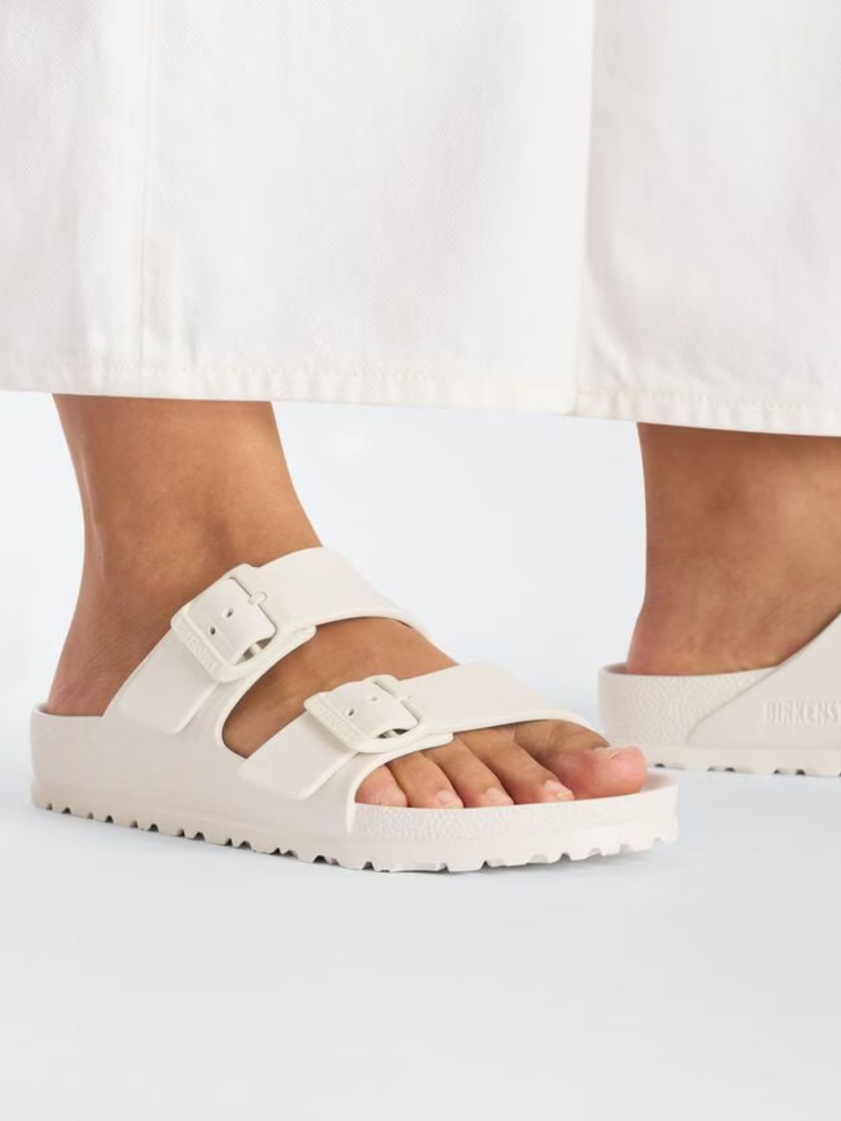 Birkenstock Arizona Eva in Eggshell