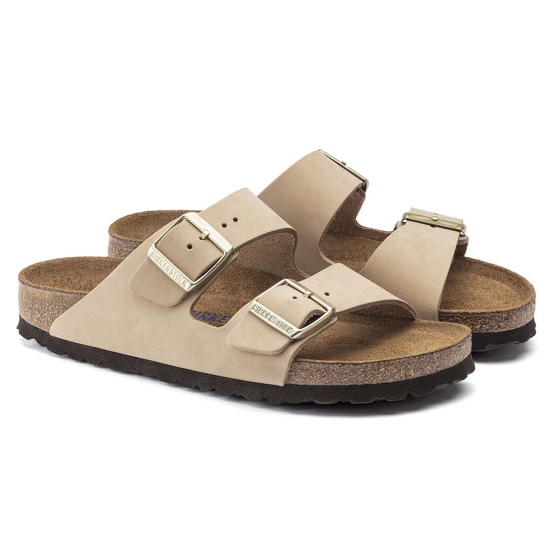 Birkenstock Arizona SFB Nubuck in Sandcastle
