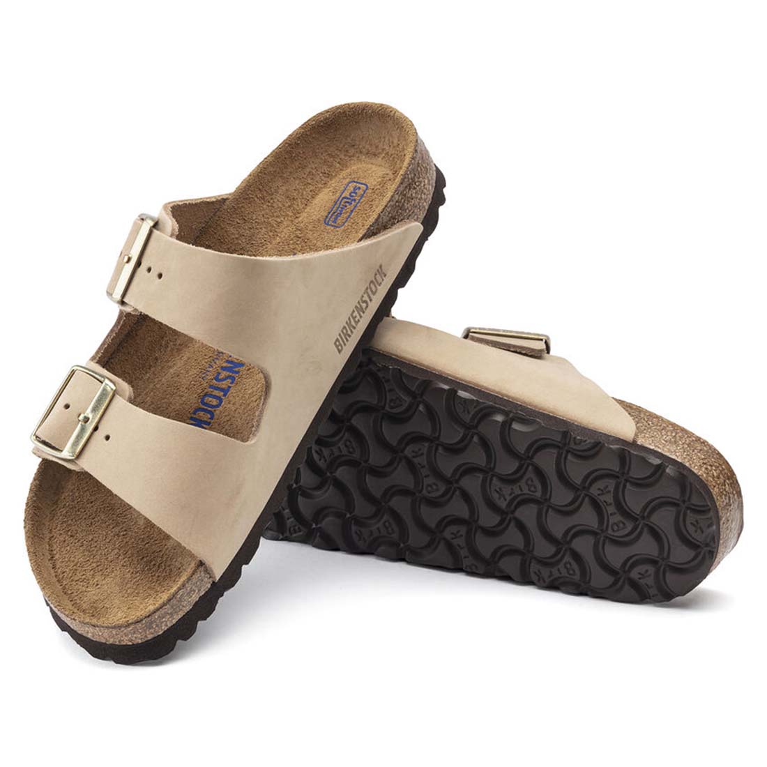 Birkenstock Arizona SFB Nubuck in Sandcastle