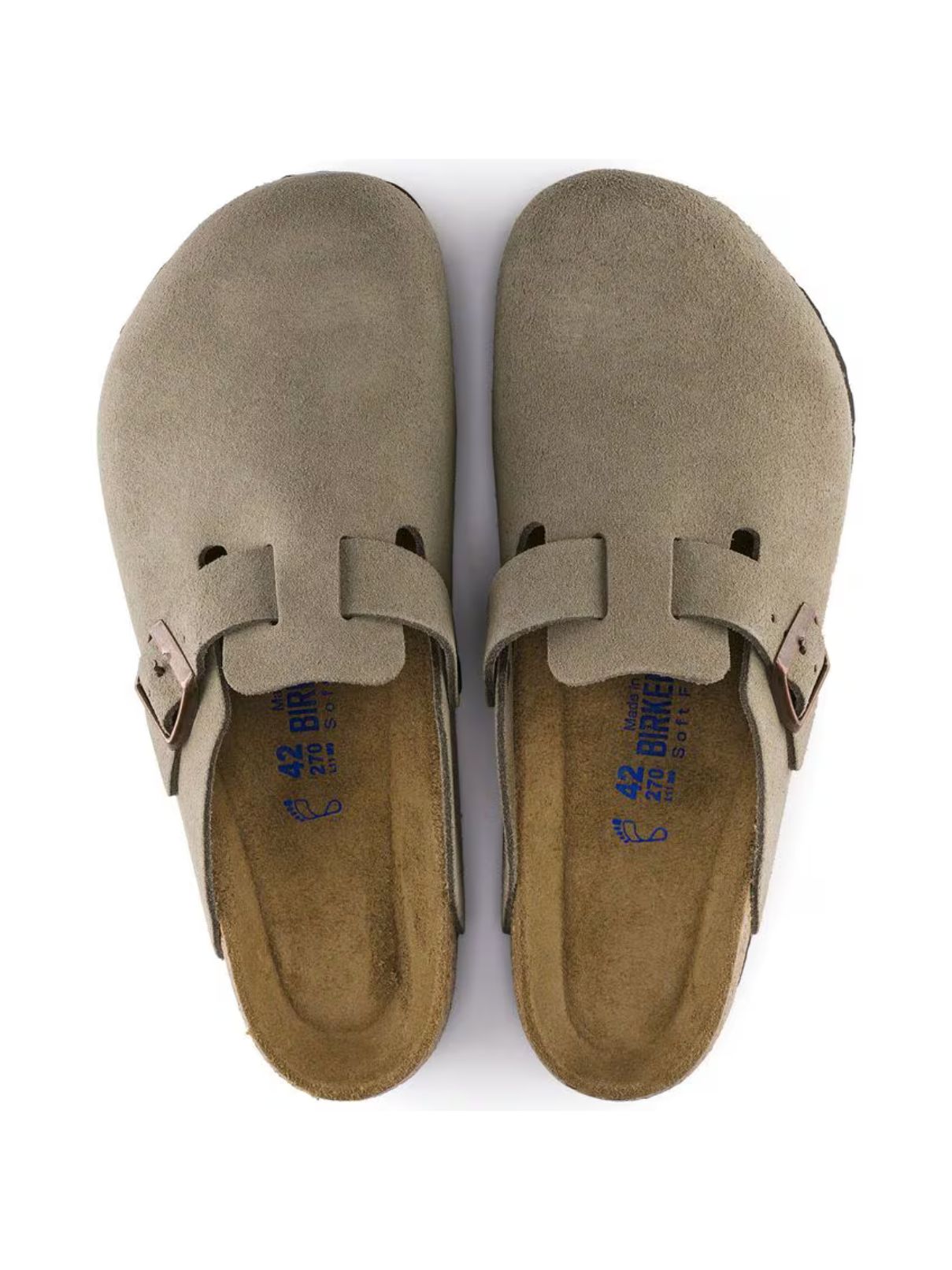 Birkenstock Boston SFB in Tuape Suede