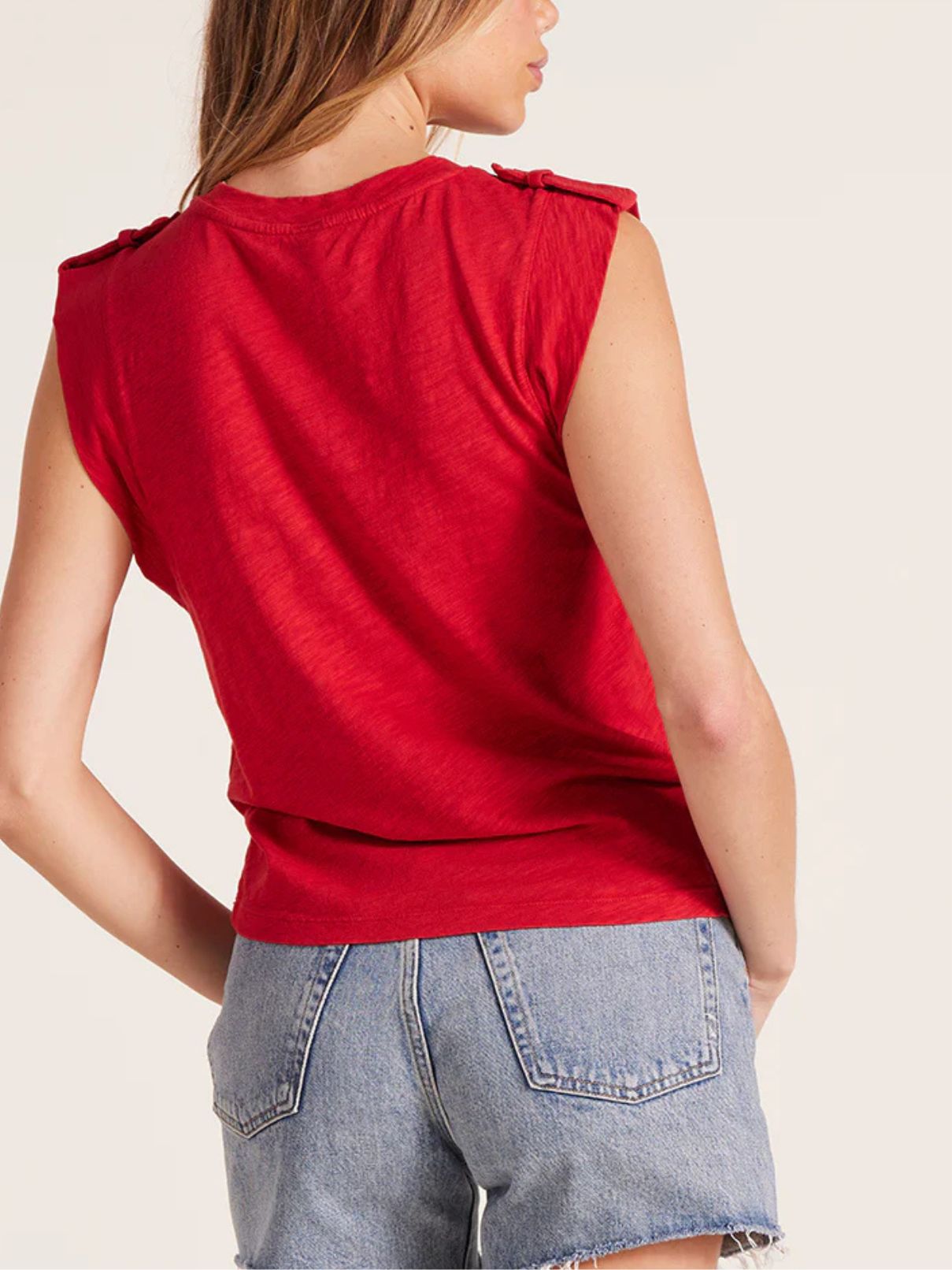  Bobi LA Epaulet Tank Lava