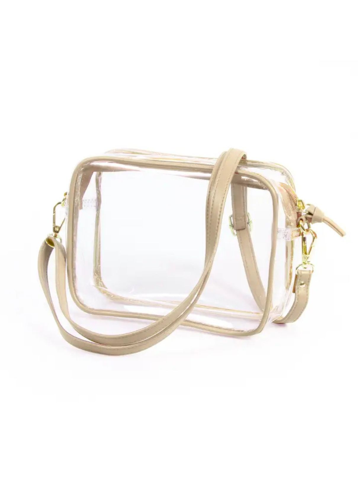 Bridget Clear Purse Gold