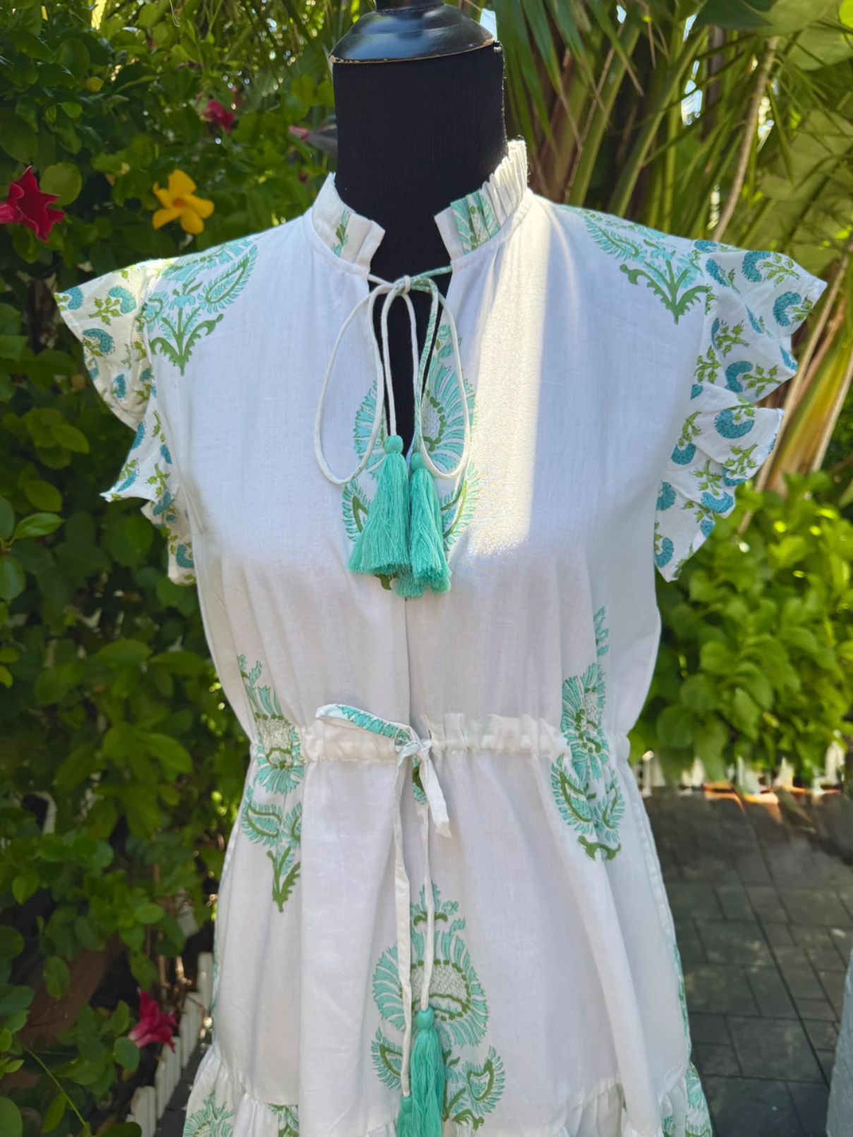 Brisara Tina Dress in Blue Poppy