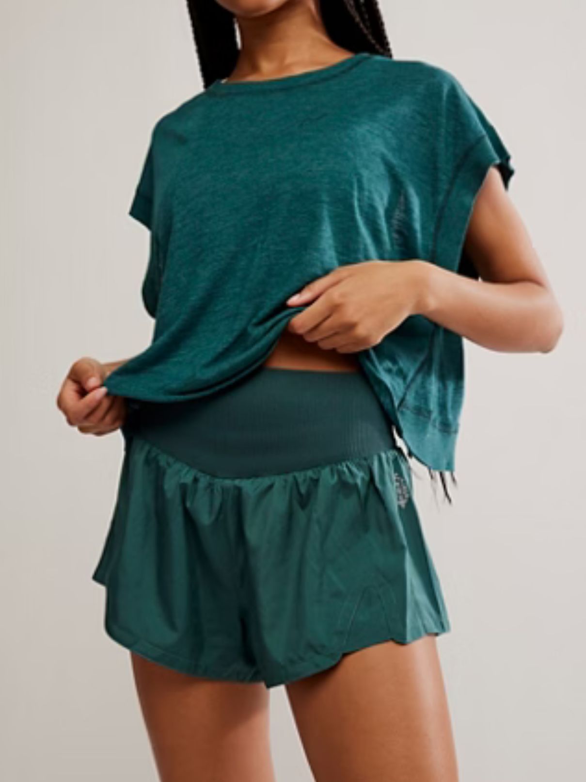 Cotton Island Carpe Diem  Short in Evergreen