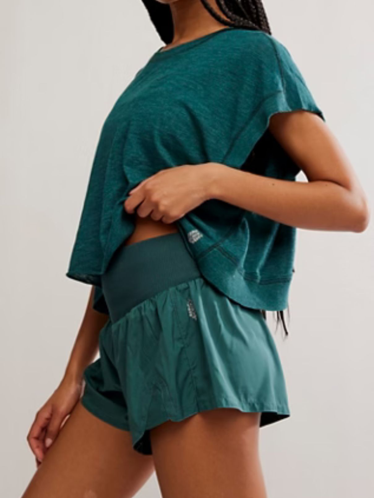 Cotton Island Carpe Diem  Short in Evergreen