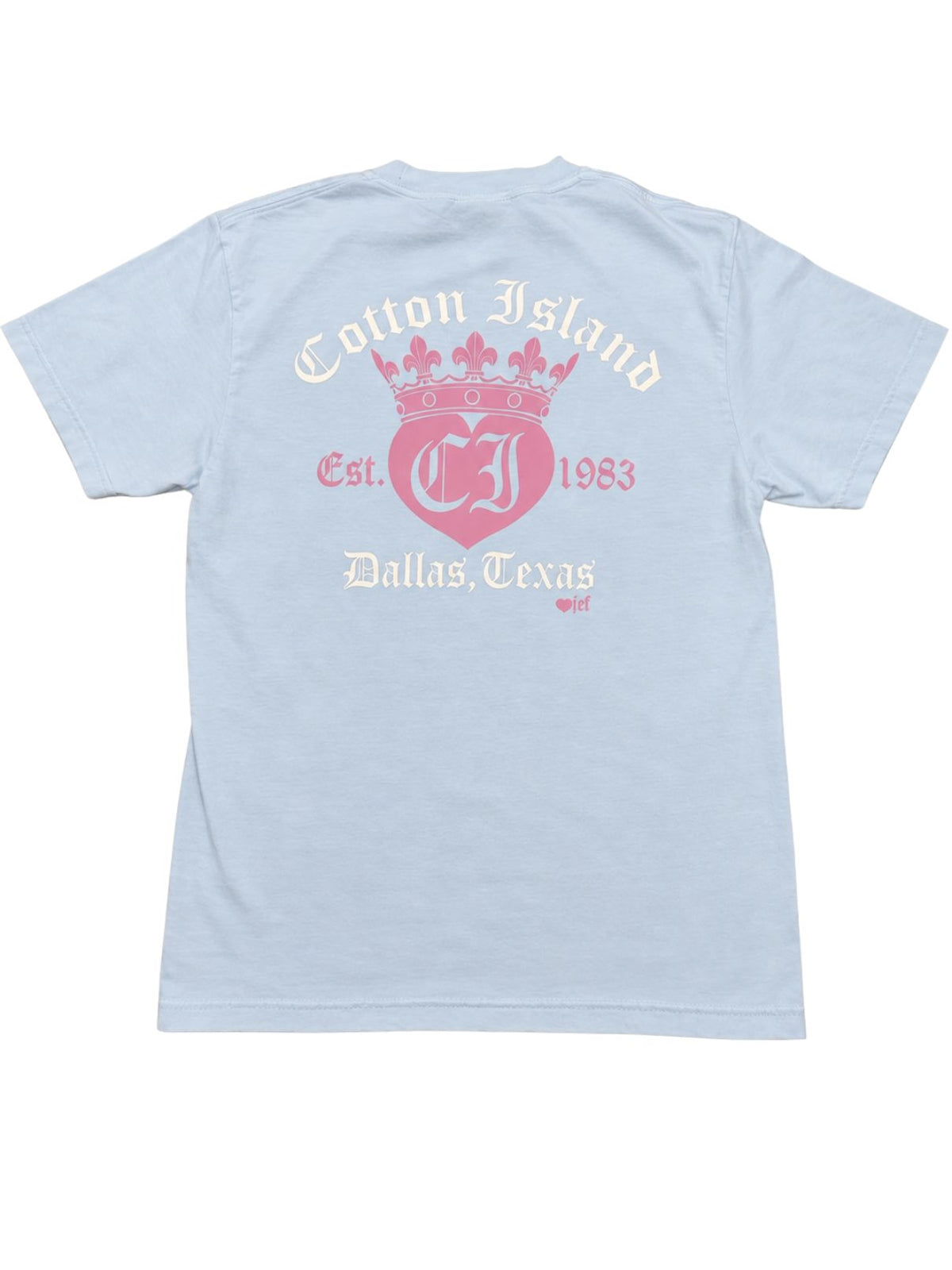 Cotton Island Hydrangea T-Shirt in Lavender/White