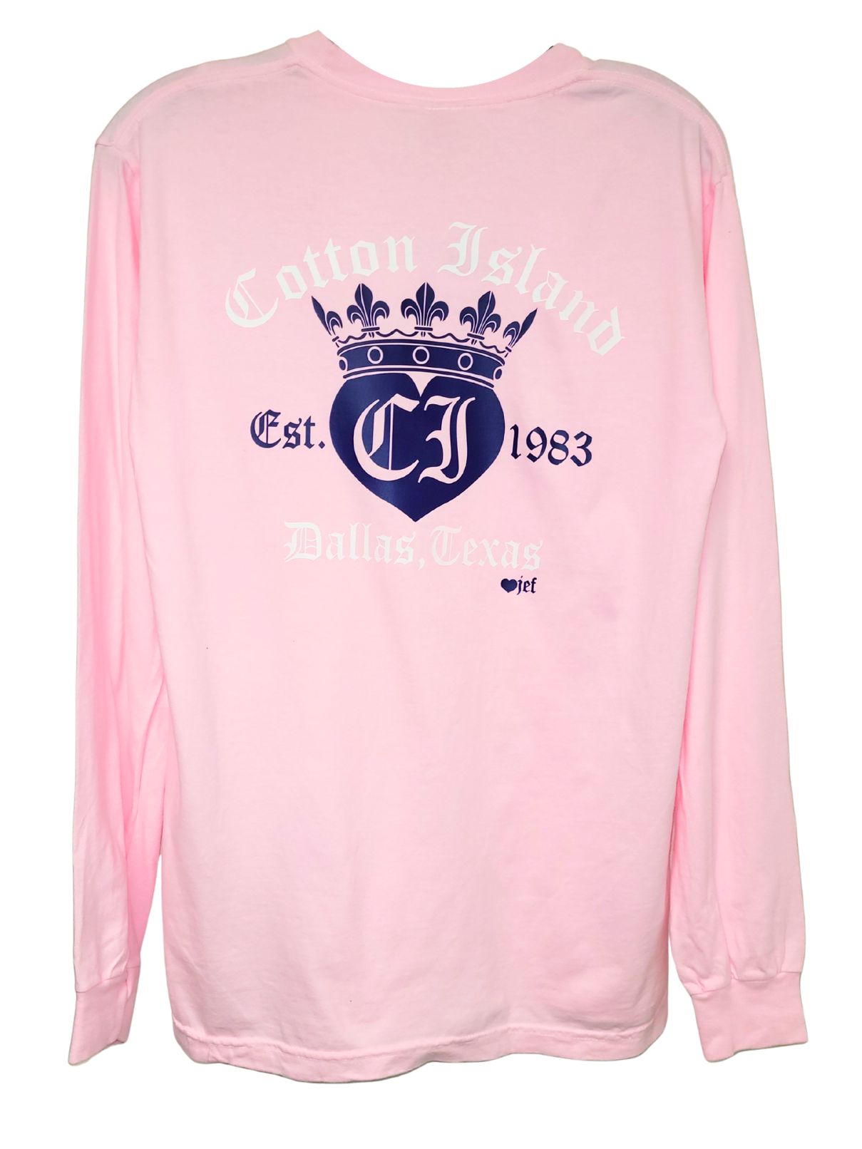 Cotton Island L/S Blossom Comfort Colors with Navy/White