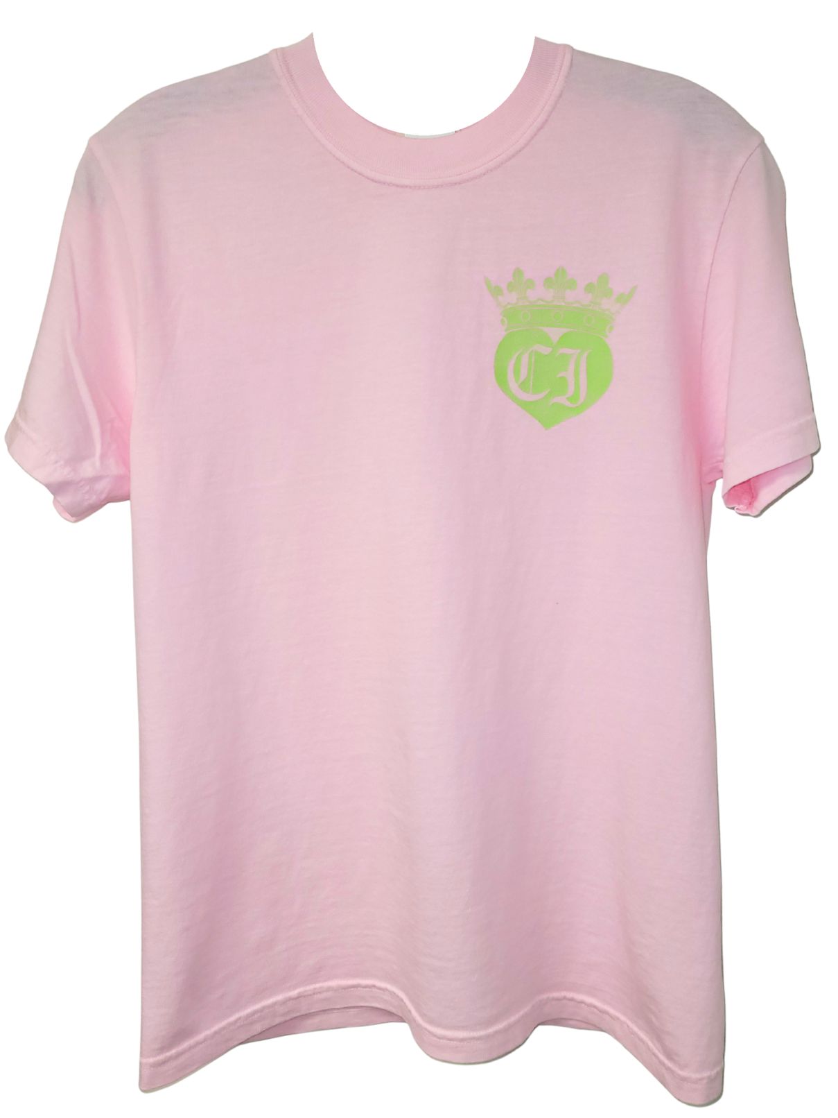 Cotton Island S/S Blossom Comfort Colors with Lime/White