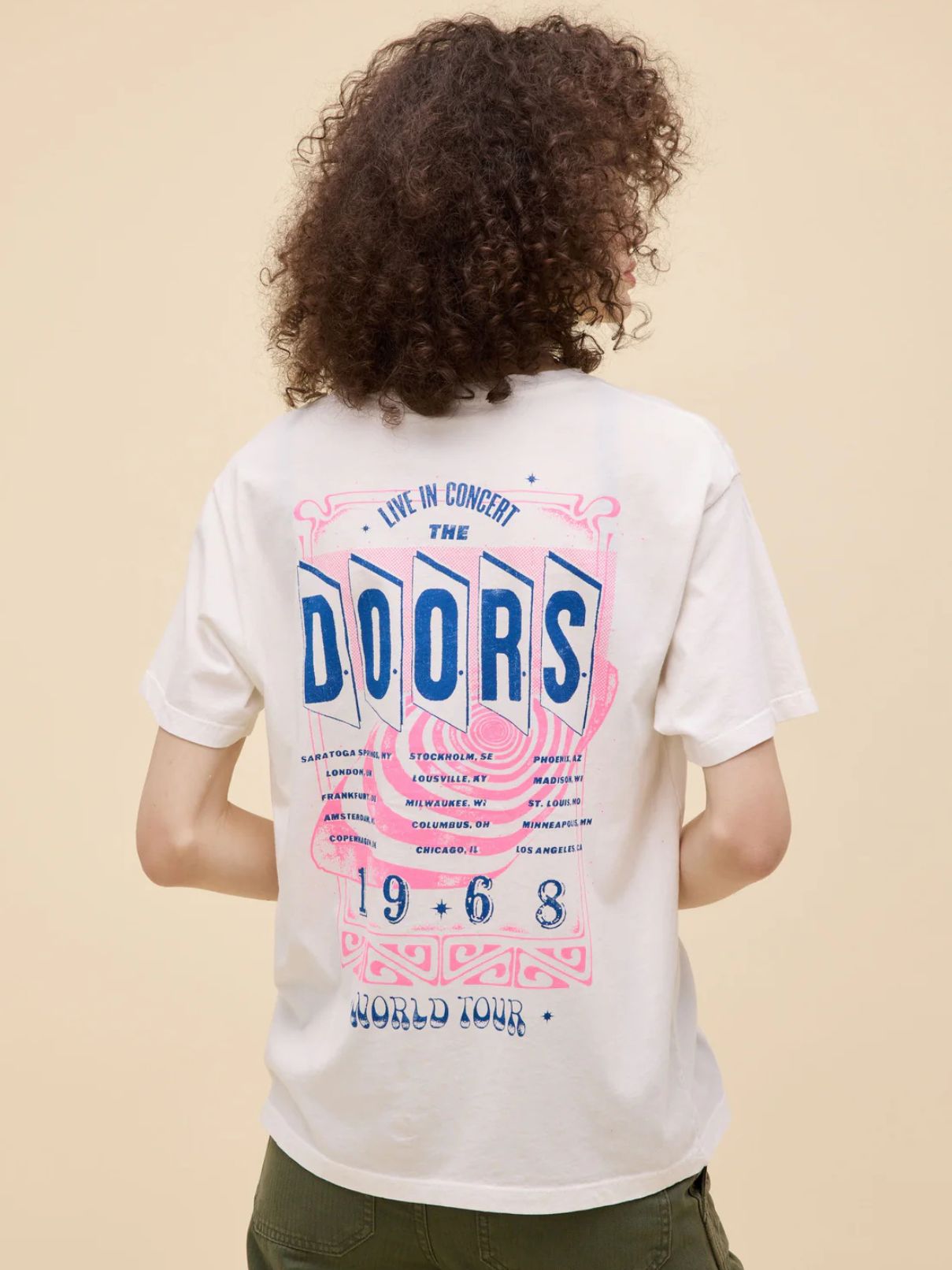  DAYDREAMER Doors 1968 World Tour in Vintage White