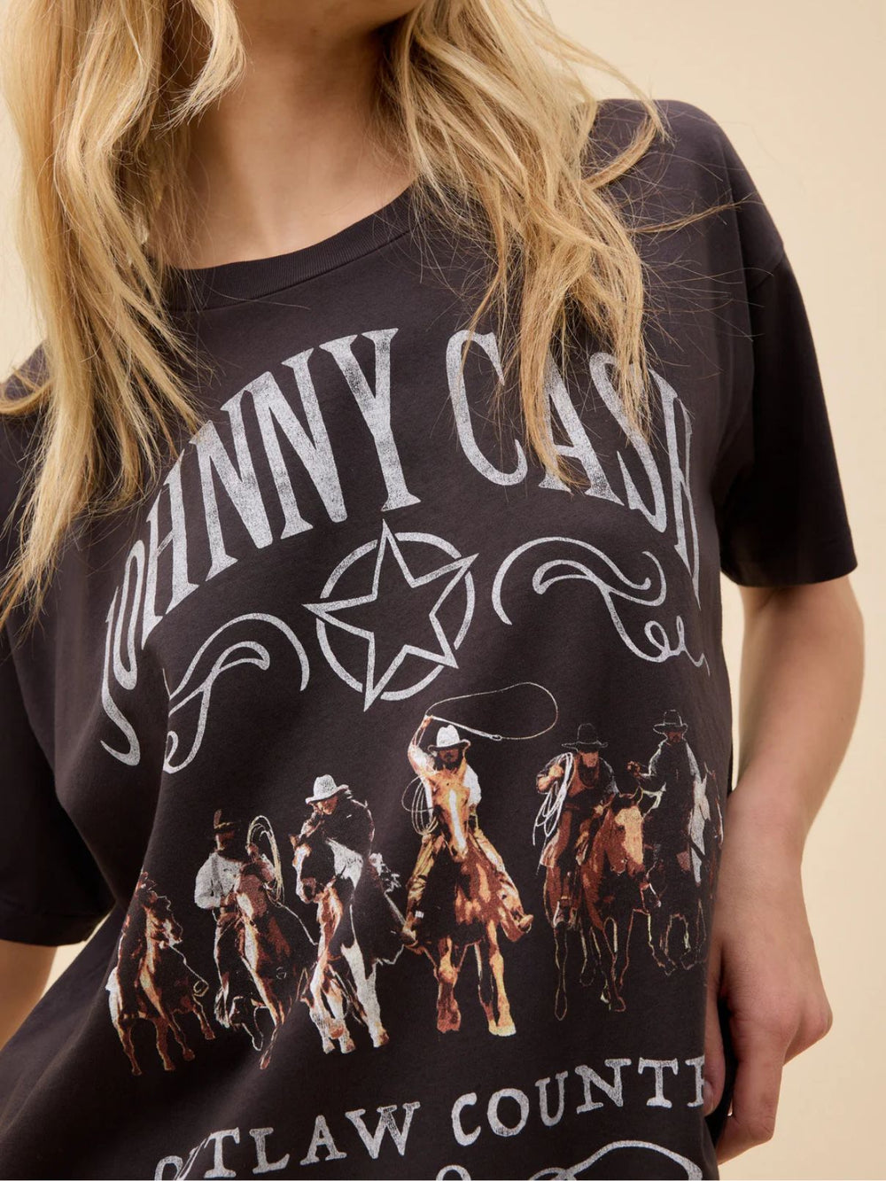 DAYDREAMER Johnny Cash Outlaw Country Merch Tee