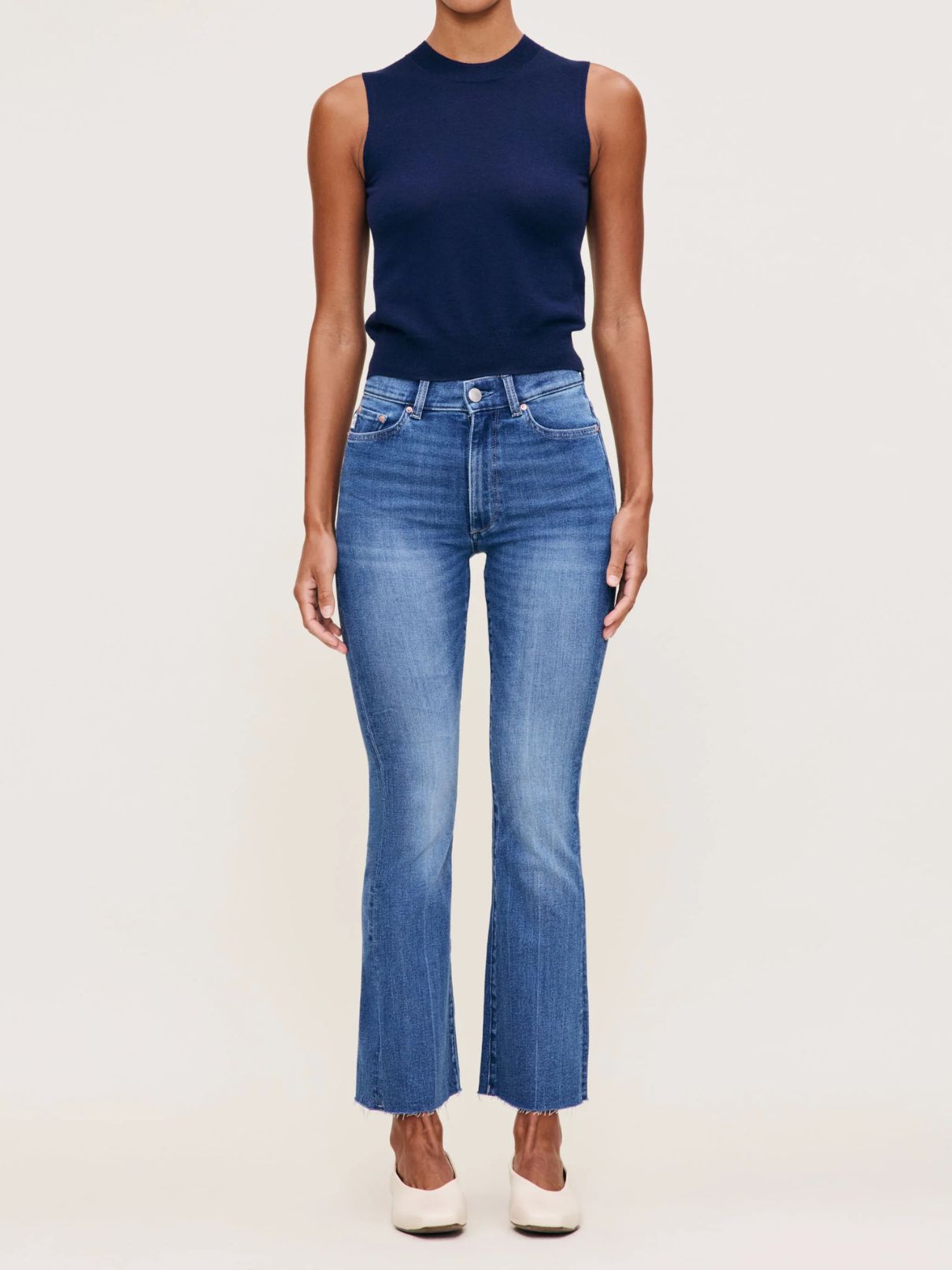 DL 1961 Bridget Boot Hr Crop Jean in Palm Springs