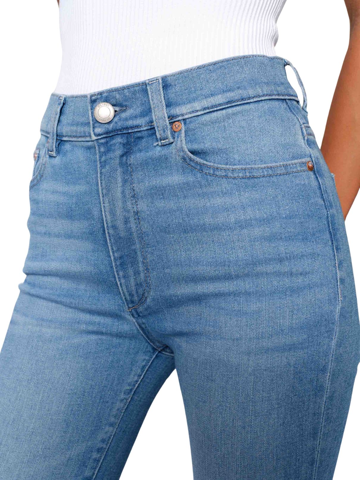DL 1961 Denim Bridget Boot in East Port