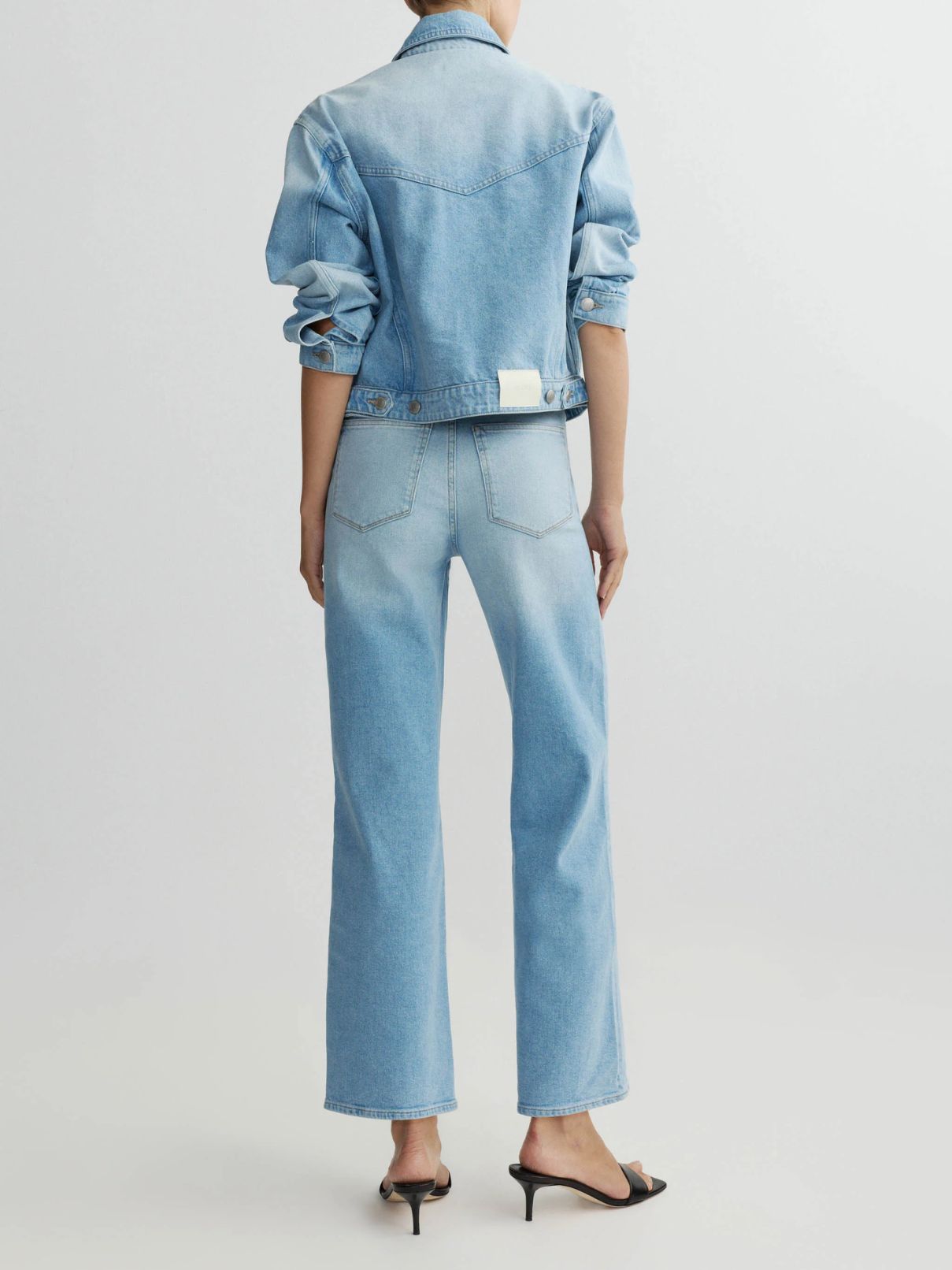 DL 1961 Denim Karmine Refined Wide Leg Jean in Summer Day