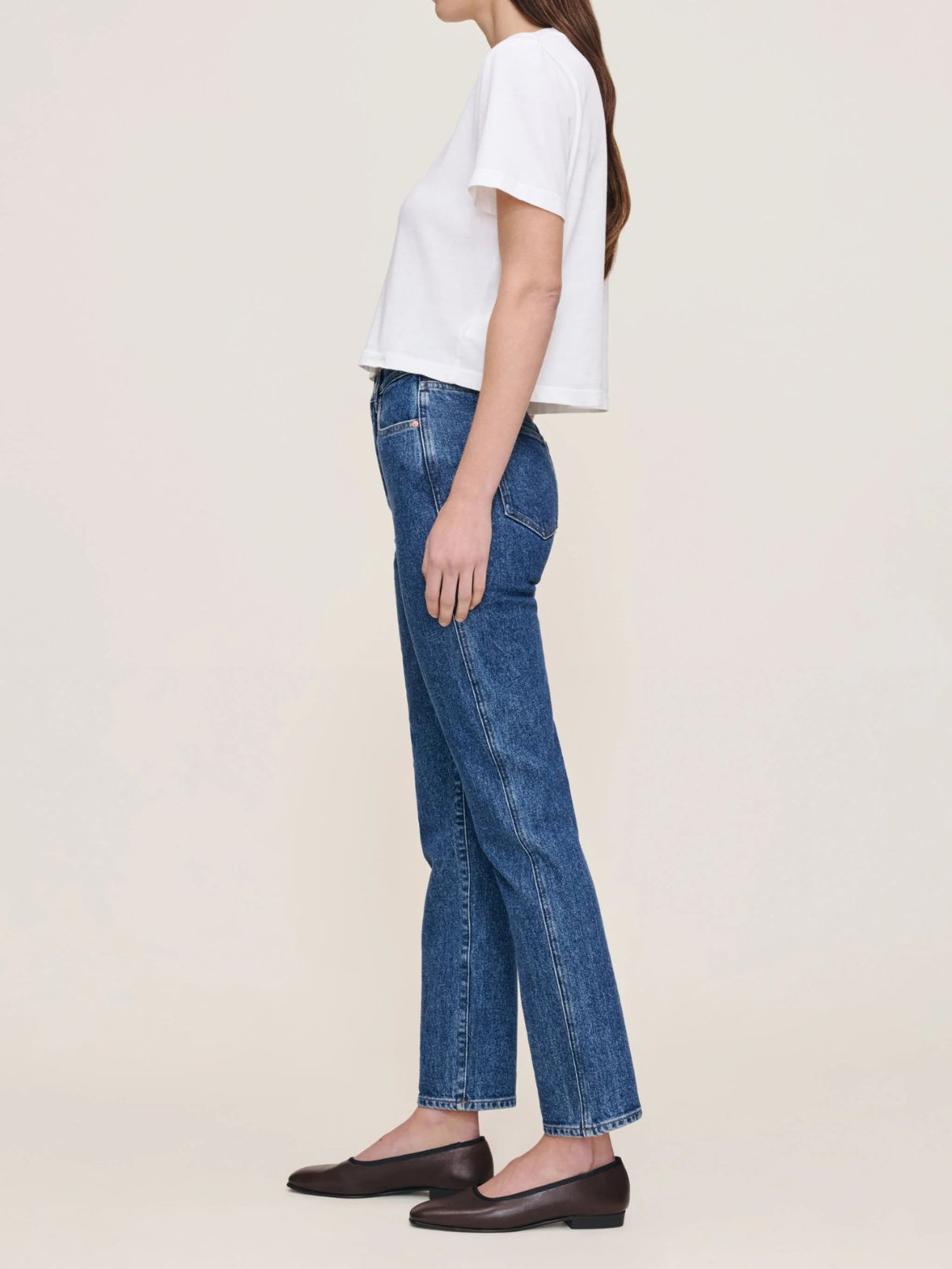 DL 1961 Essential Tee in White