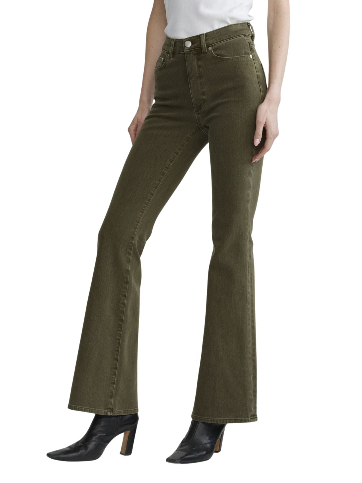 DL1961 Bridget Bootcut High Rise Instasculpt 31.5" Jeans – Pine