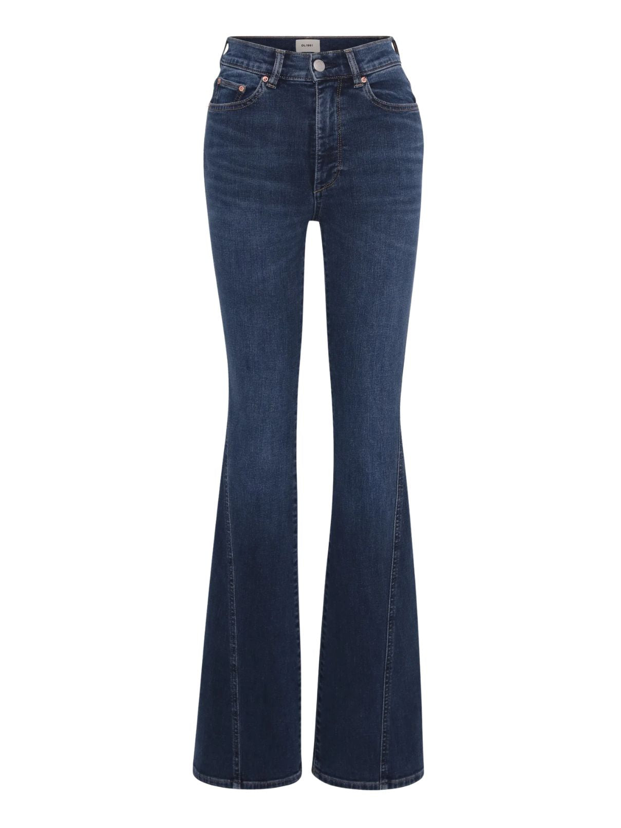 DL1961 Bridget Bootcut High Rise Instasculpt 33" Jeans – Breeze Seamed