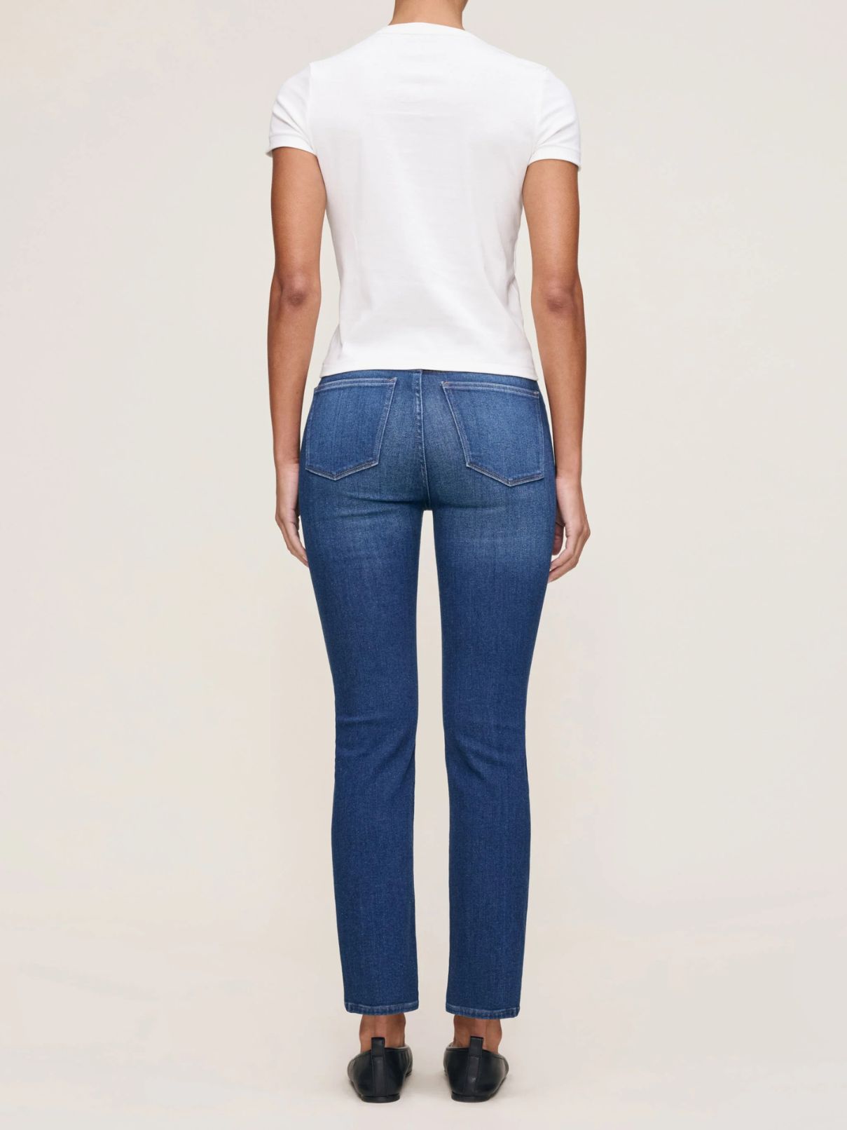 DL1961 Mara Straight Mid Rise Ankle in Santa Monica