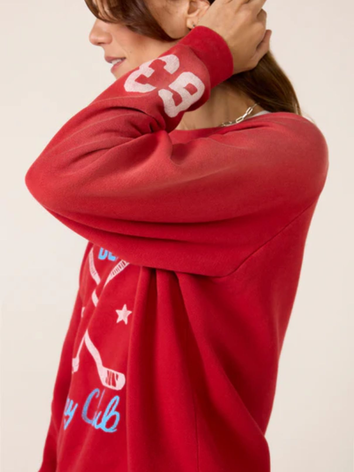 DAYDREAMER Hockey Club Vintage Raglan Sweatshirt