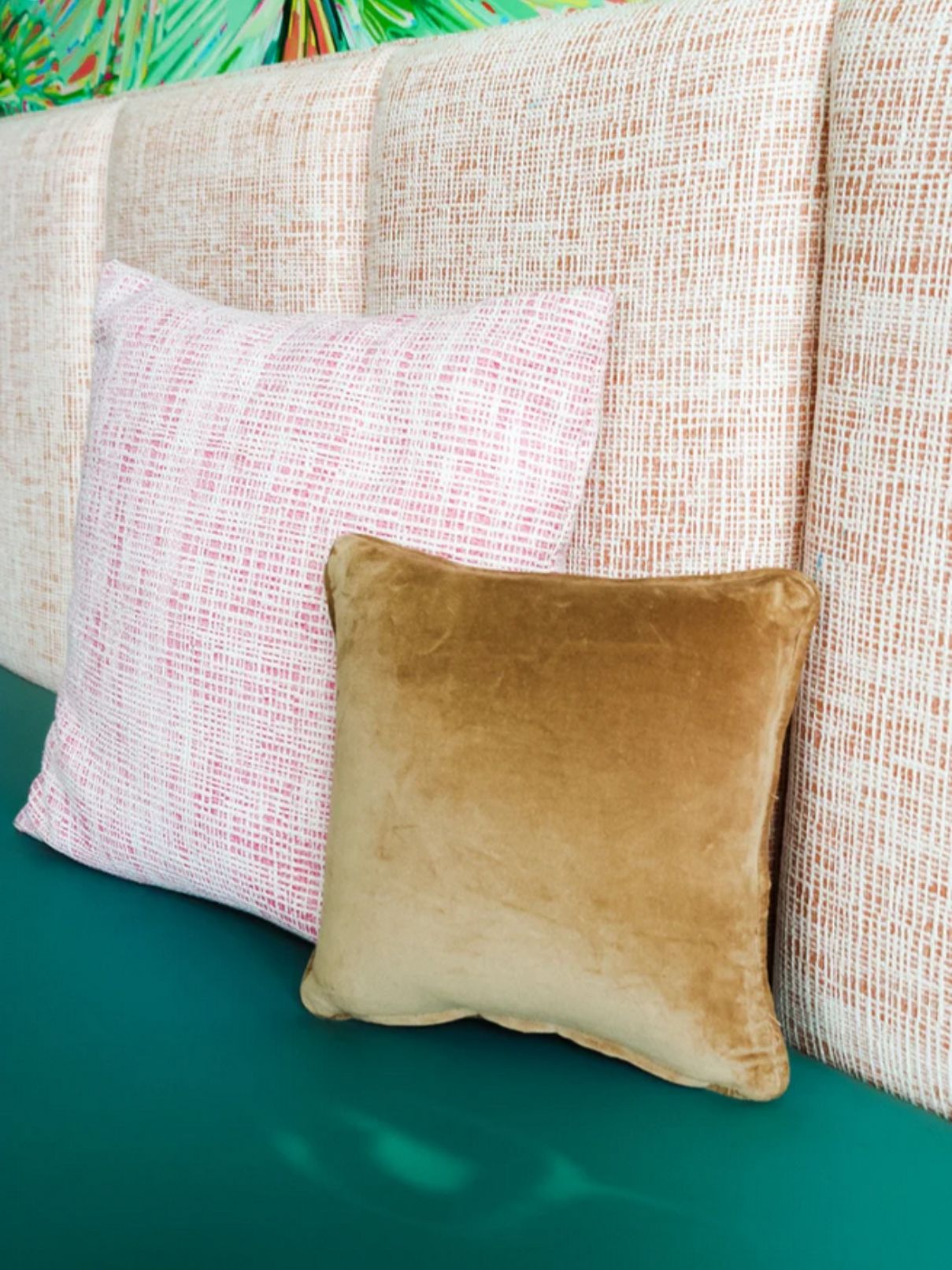 Dirty Martini Pillow in Camel