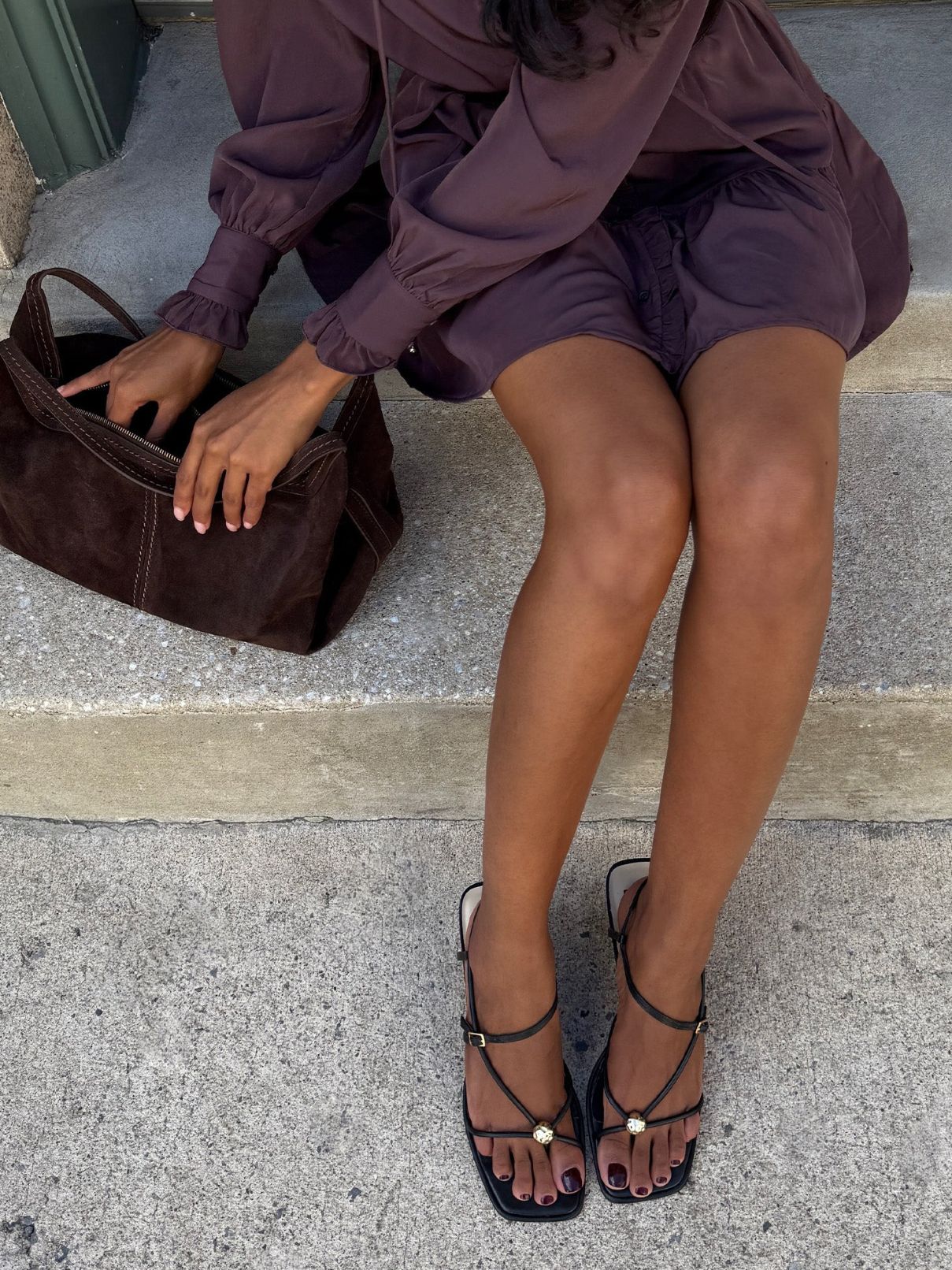 Dolce Vit Mylee Heel in Black Leather