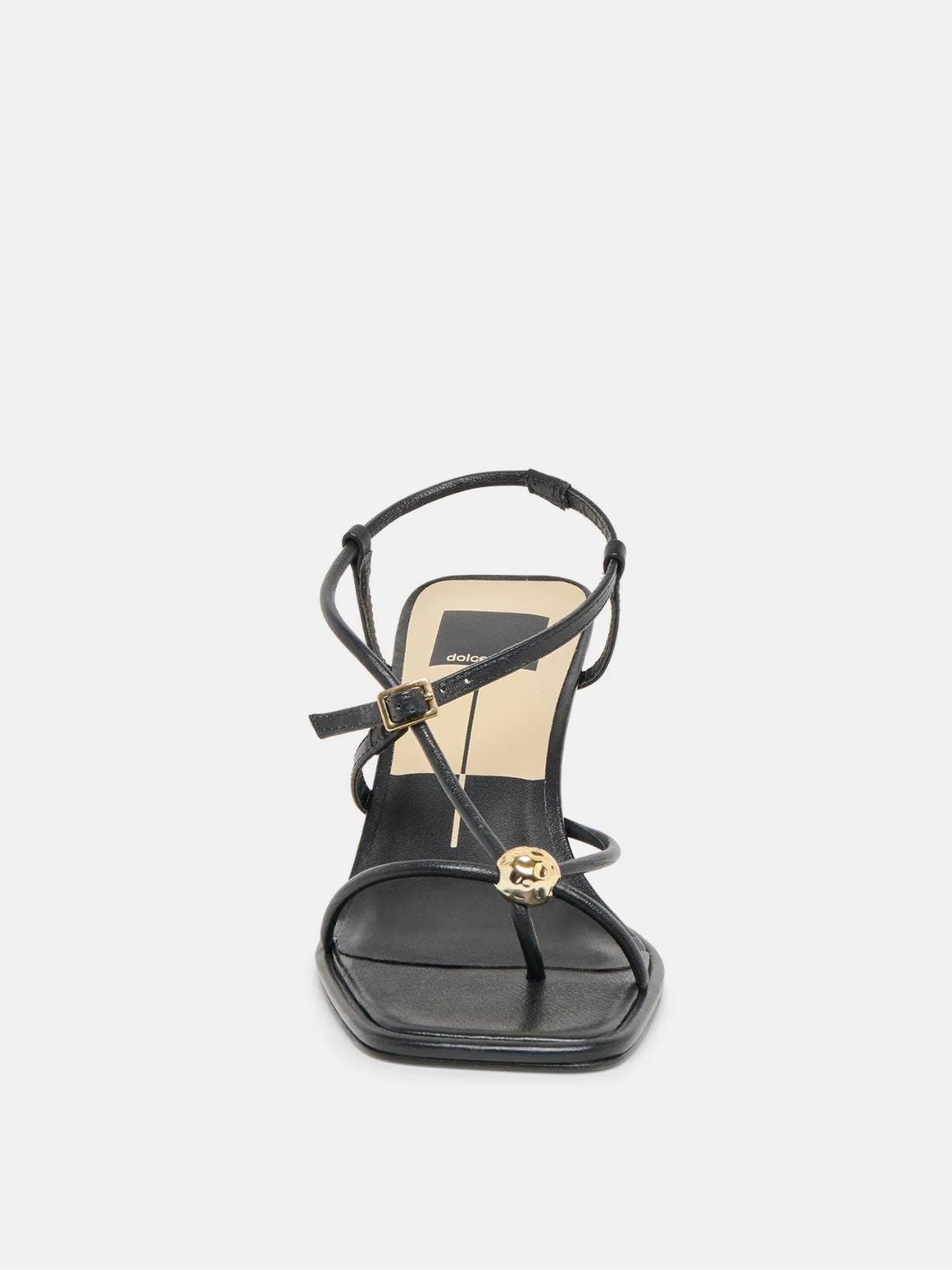 Dolce Vit Mylee Heel in Black Leather