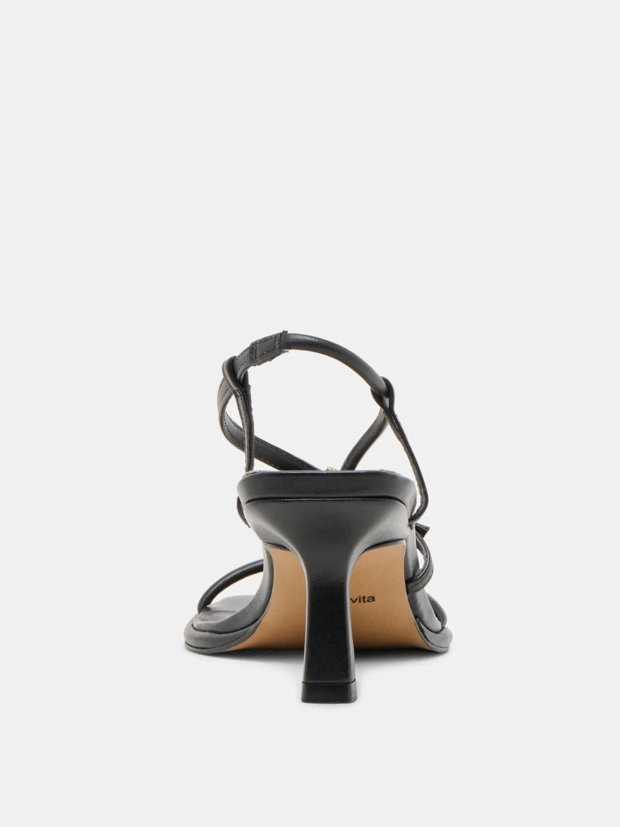 Dolce Vit Mylee Heel in Black Leather
