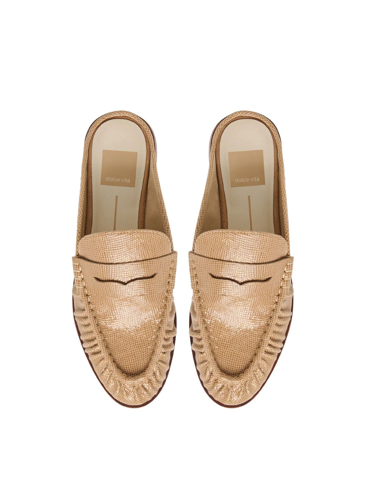 Dolce Vita Betzy Loafers – Latte Embossed Suede