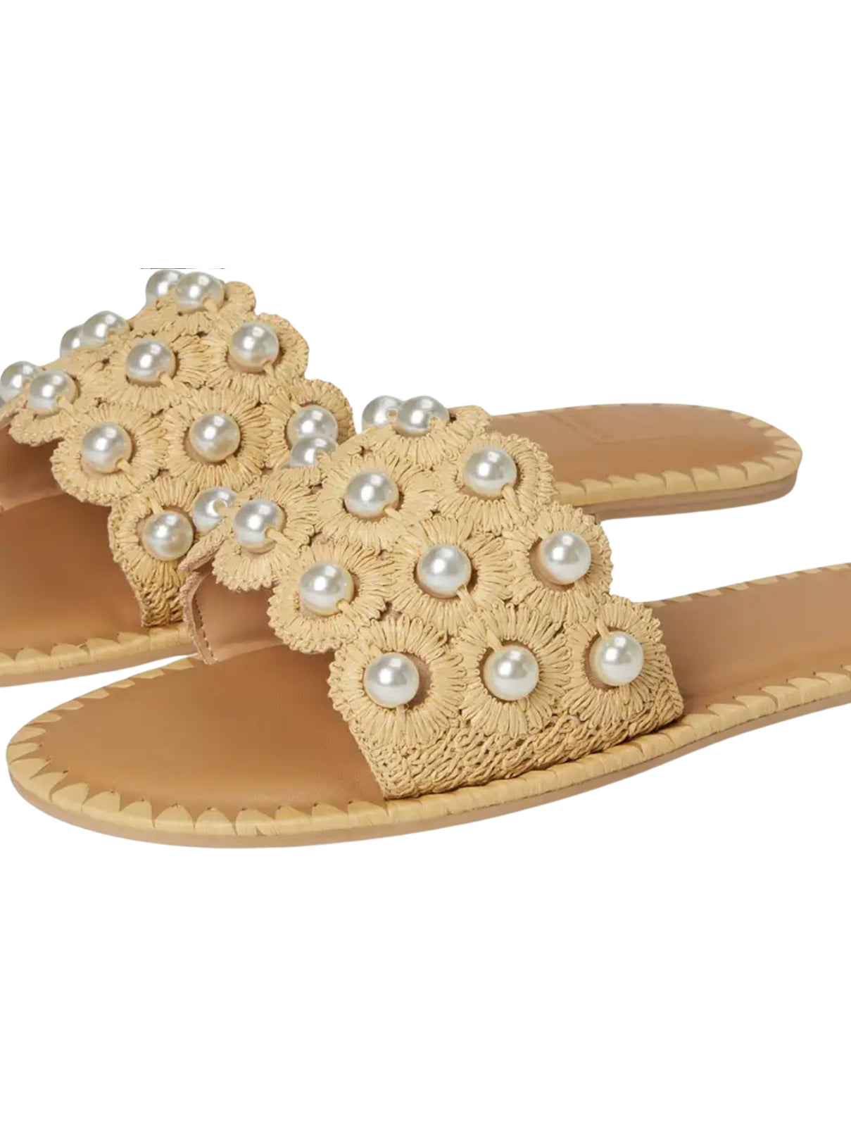 Dolce Vita Harlyn Pearl Lt Natural Raffia Sandal