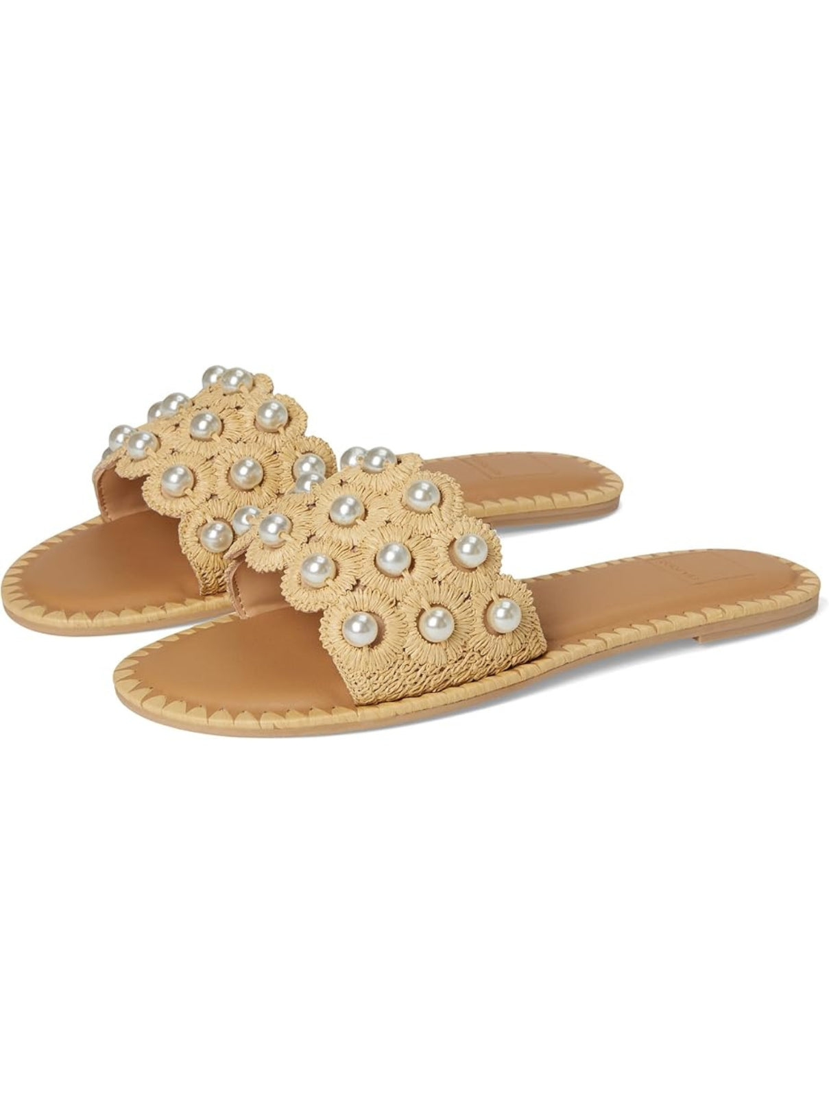Dolce Vita Harlyn Pearl Lt Natural Raffia Sandal