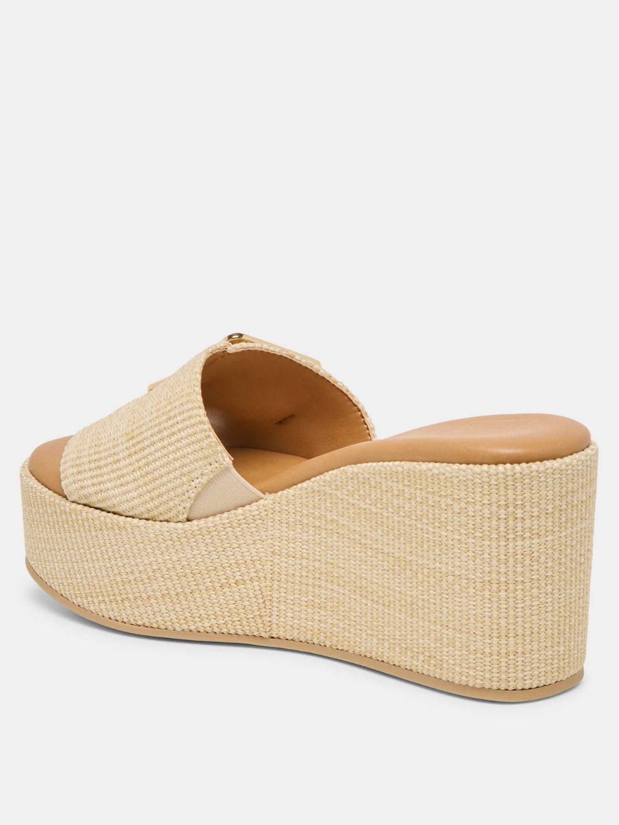 Dolce Vita Jilian Wedges in Lt Natural Raffia