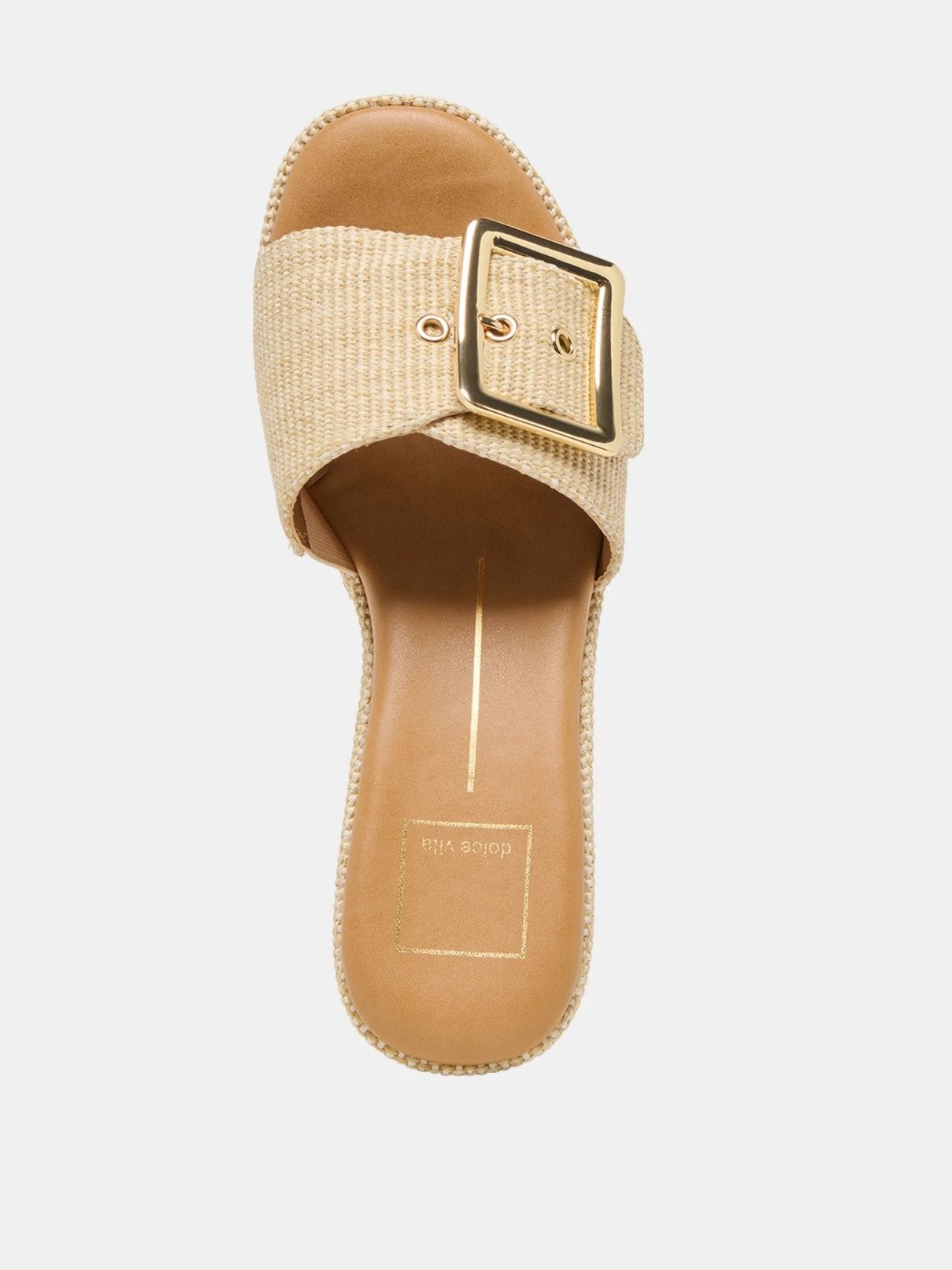 Dolce Vita Jilian Wedges in Lt Natural Raffia