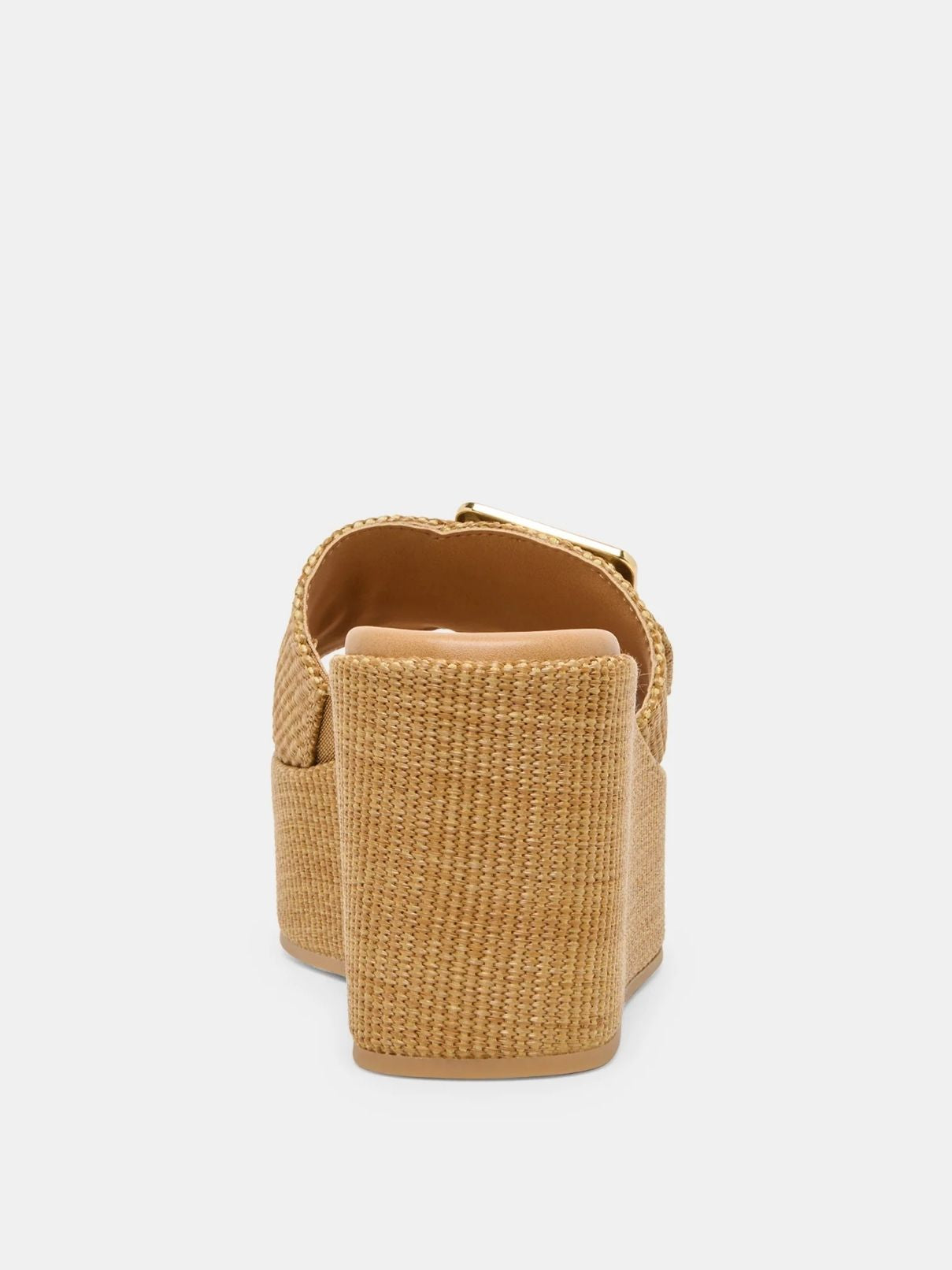 Dolce Vita Jilian Wedges in Mocha Raffia