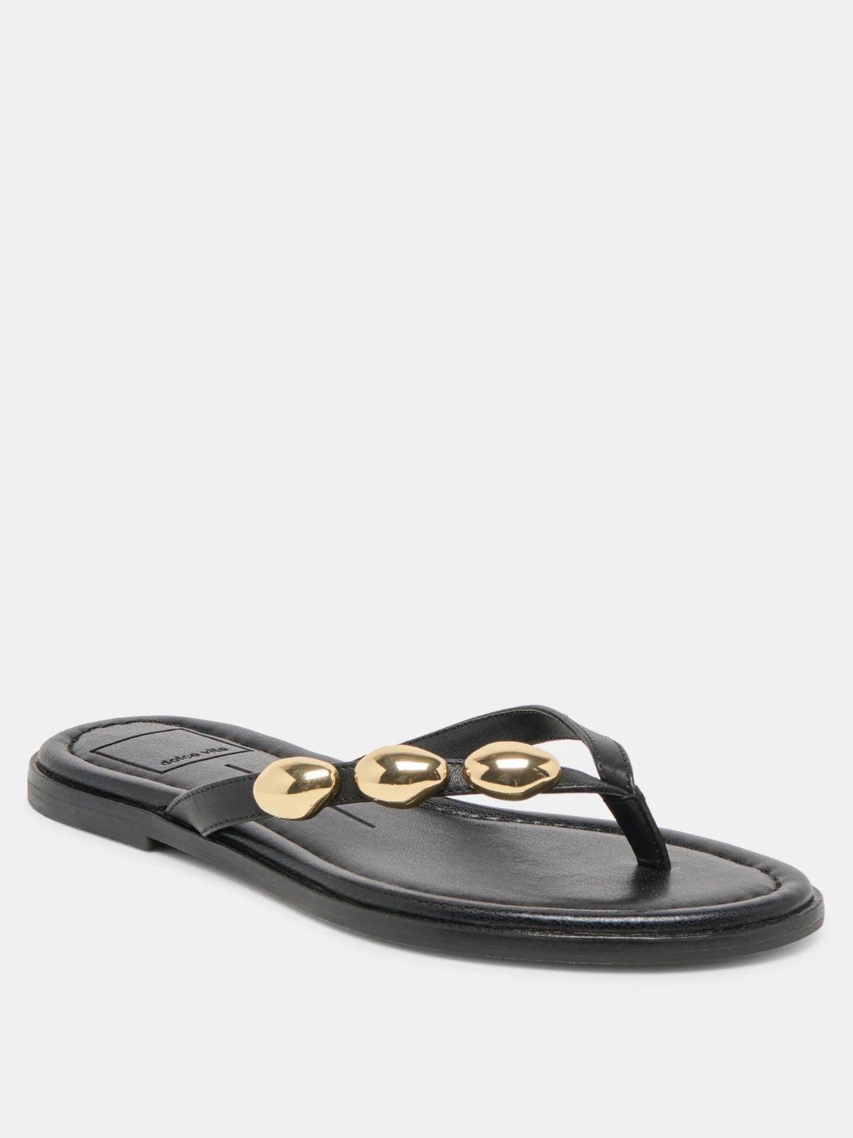 Dolce Vita Juny Sandal in Black Leather