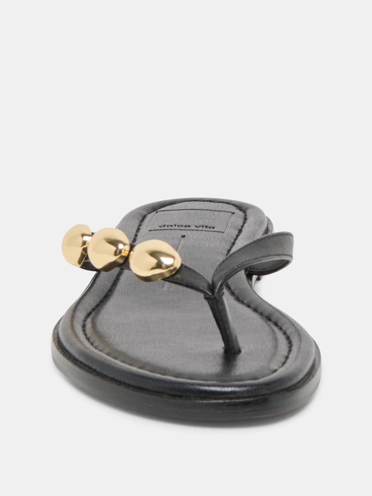 Dolce Vita Juny Sandal in Black Leather