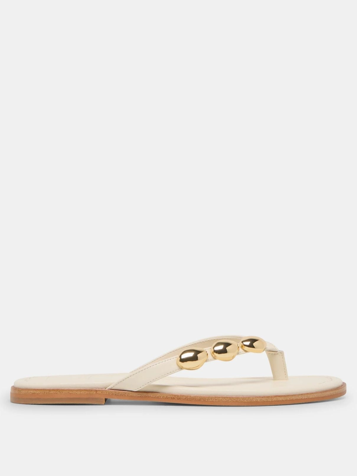 Dolce Vita Juny Sandal in Off White Leather