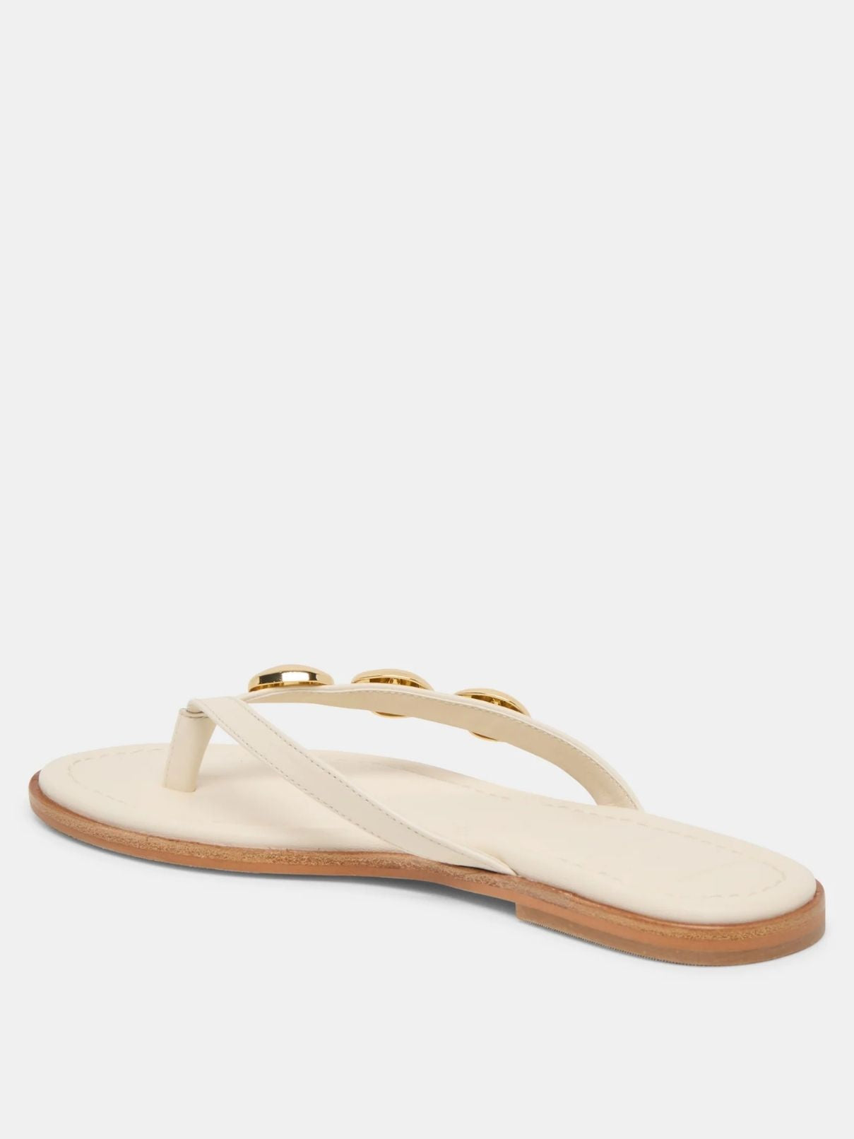 Dolce Vita Juny Sandal in Off White Leather