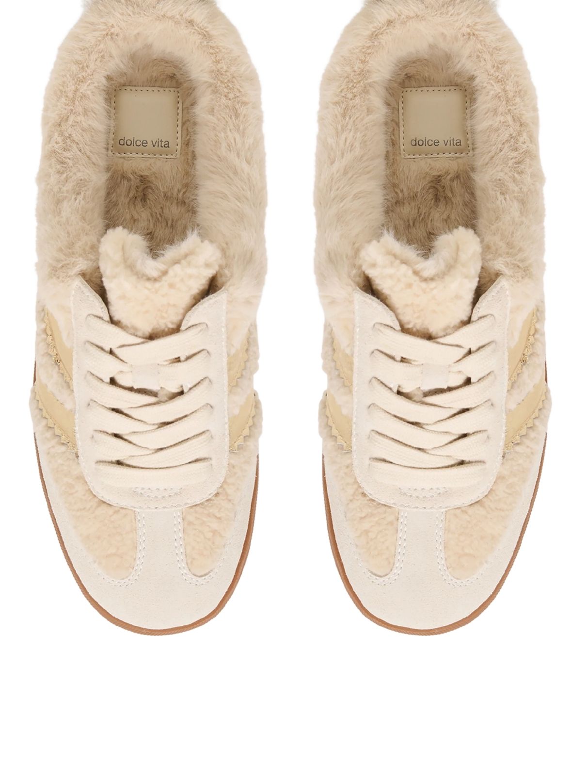 Dolce Vita Merit Slide Plush Sneakers – Natural Multi Plush