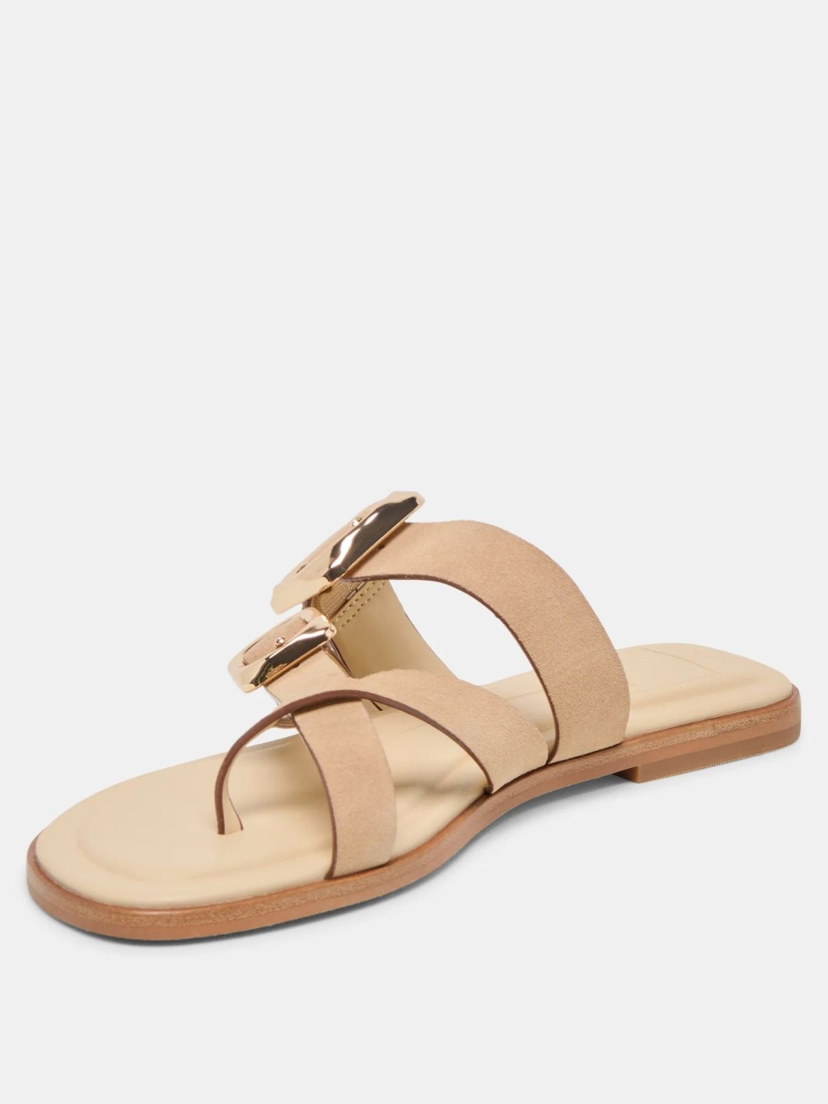 Dolce Vita Shore Sandals in Camel Suede