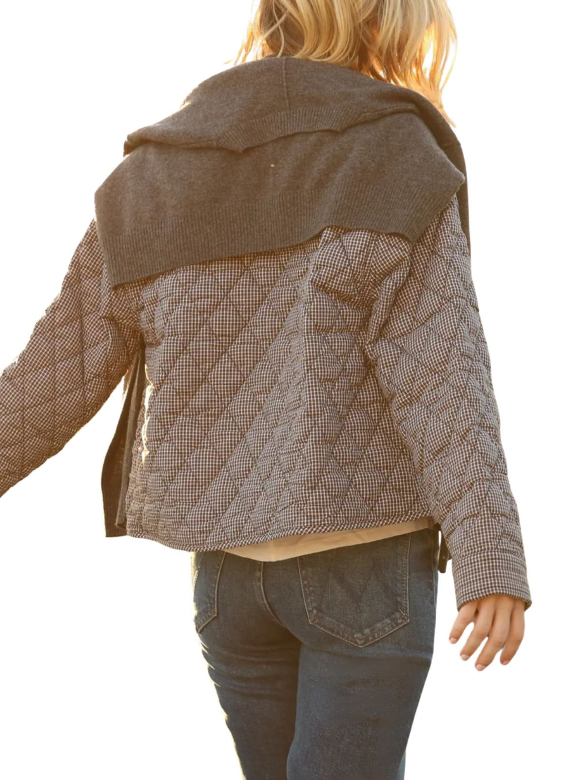 Dylan Bridget Jacket in Olive/Black