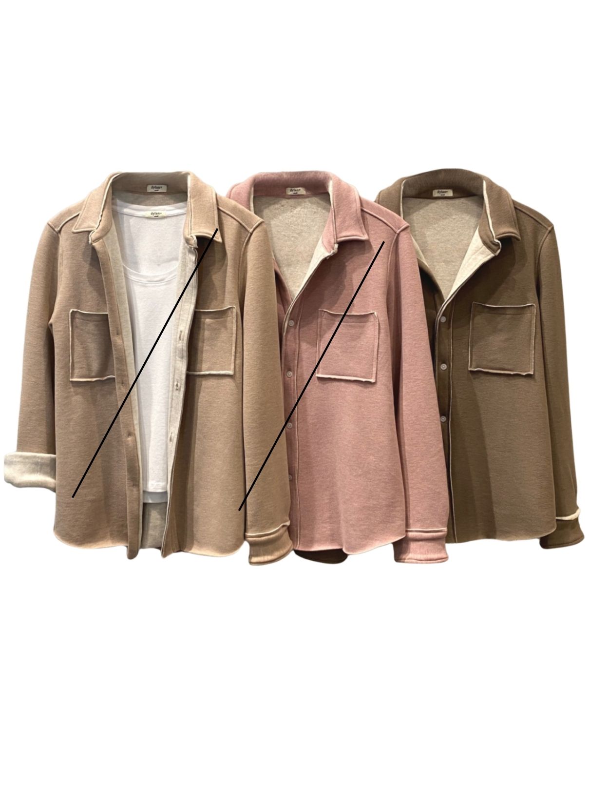 Dylan Cozy Boyfriend Shirt in Soft Brown