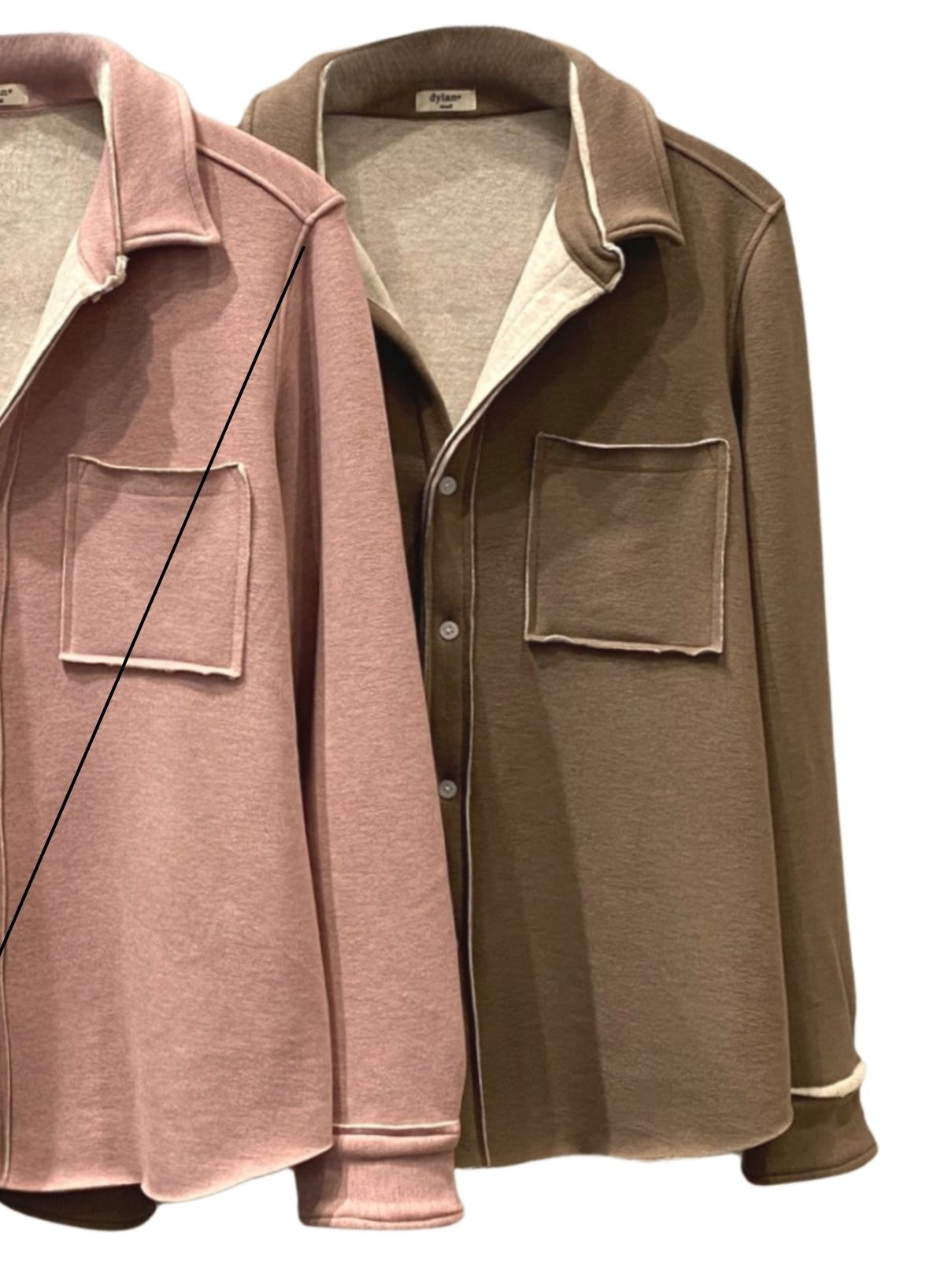 Dylan Cozy Boyfriend Shirt in Soft Brown