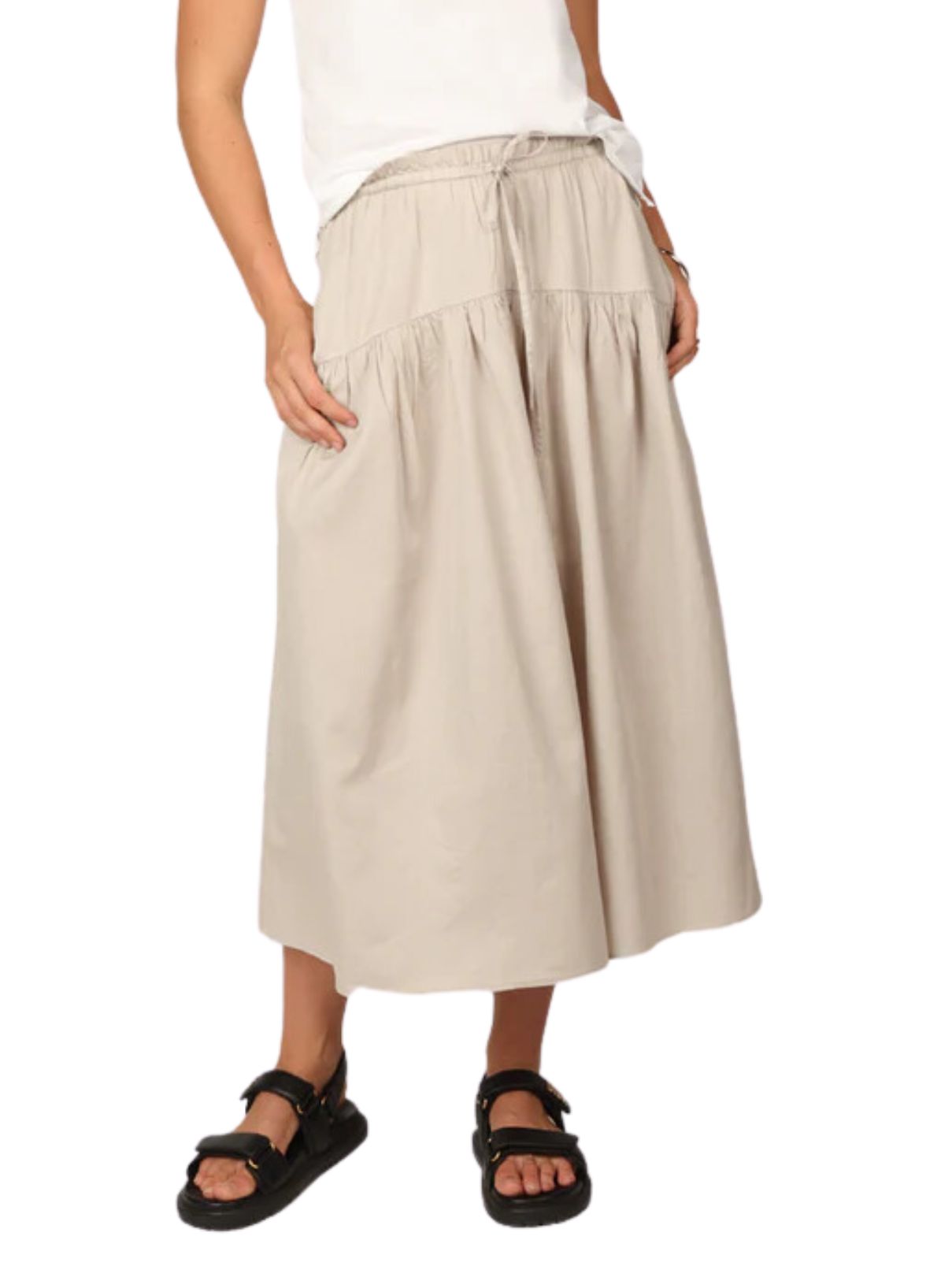 Dylan James Skirt in Lt Grey