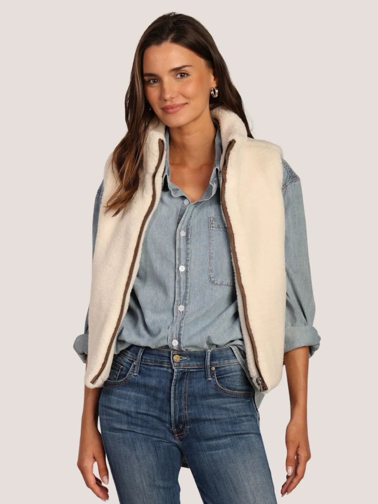 Dylan Mountain High Vest in Natural