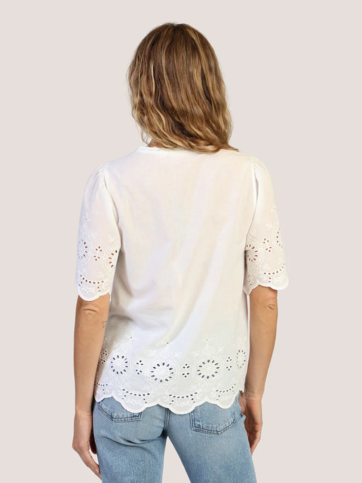 Dylan Olivia Top in White