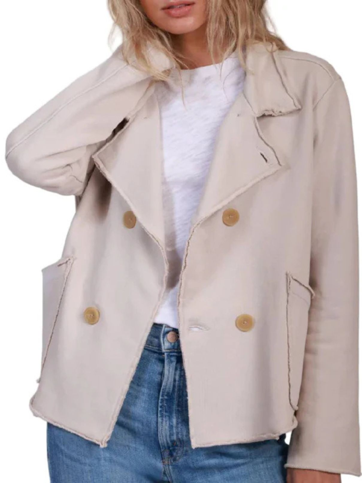 Dylan Sutton Jacket in Beige