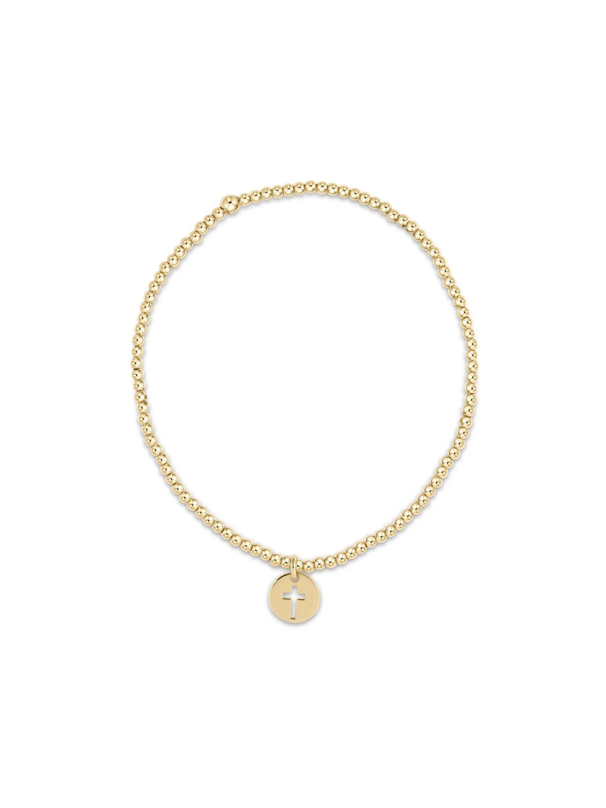 E Newton Blessed 2MM Bracelet with Cross