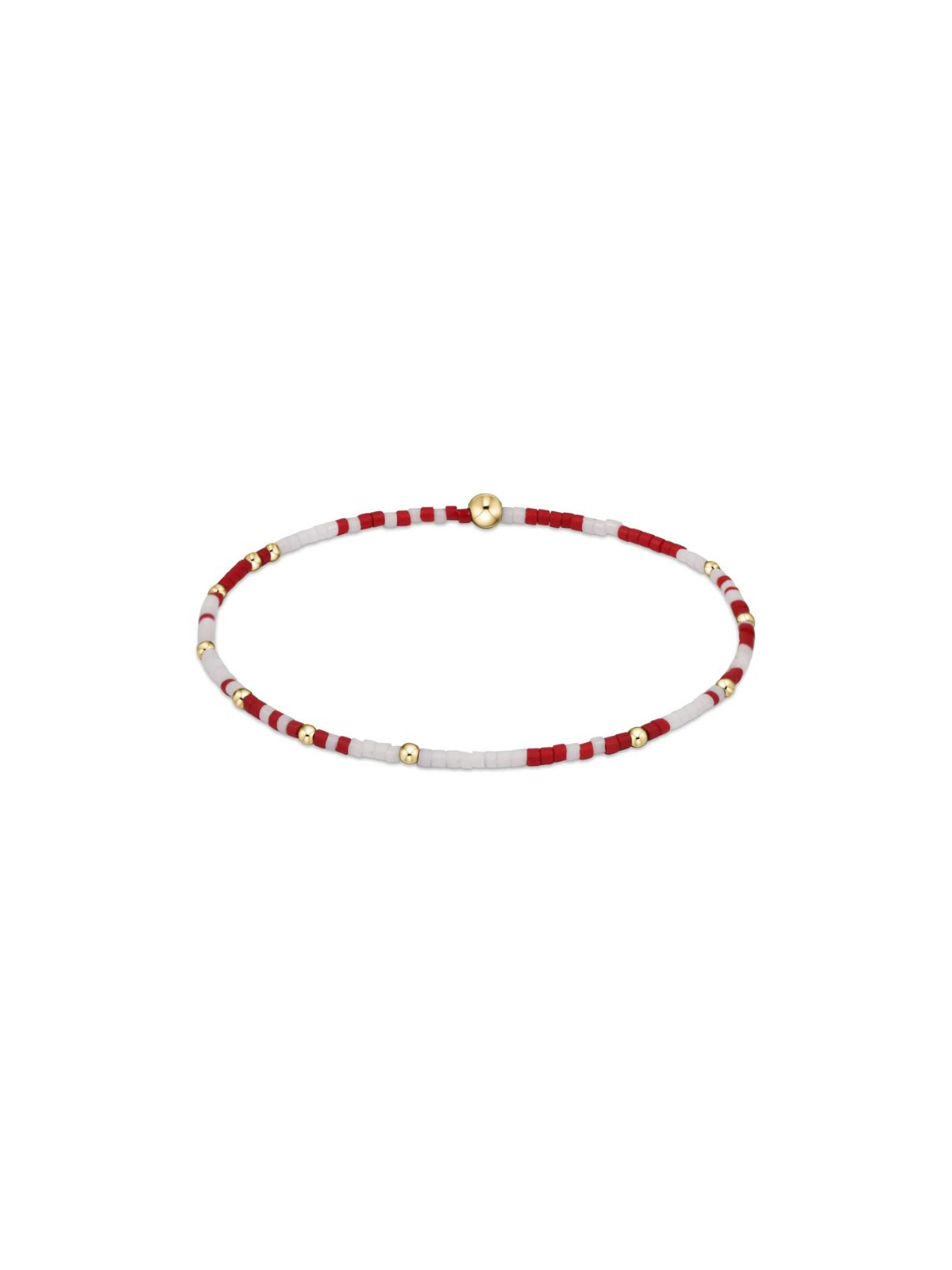 E Newton Gameday Bracelet in Crimson/White