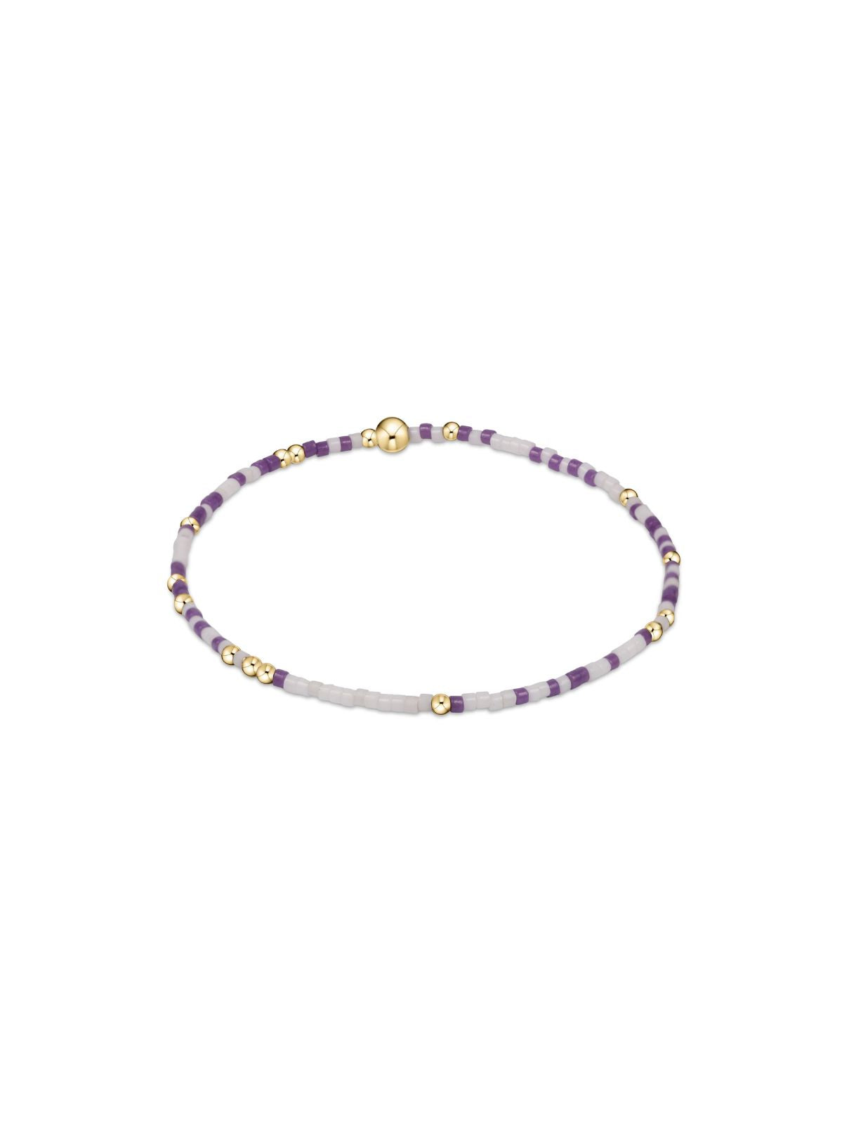 E Newton Gameday Bracelet in TCU Purple/White