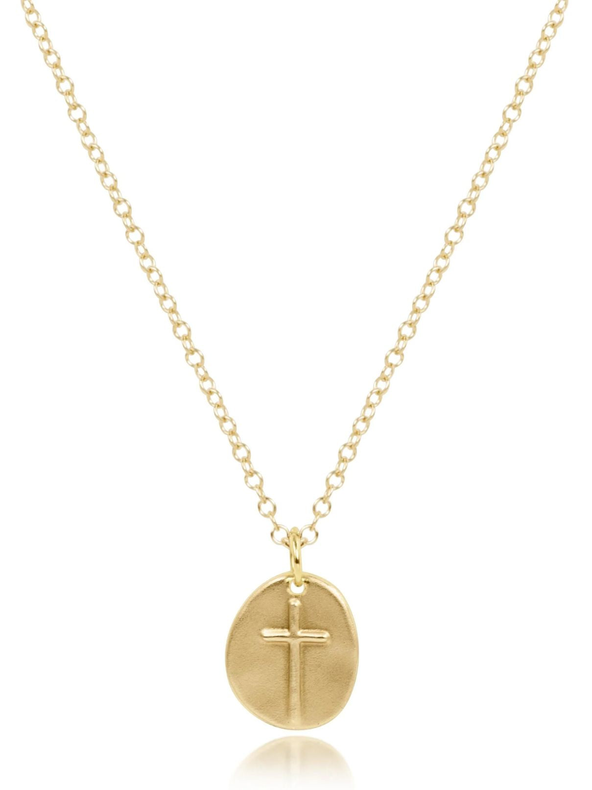 Enewton 16" Necklace Gold – Inspire Small Gold Disc